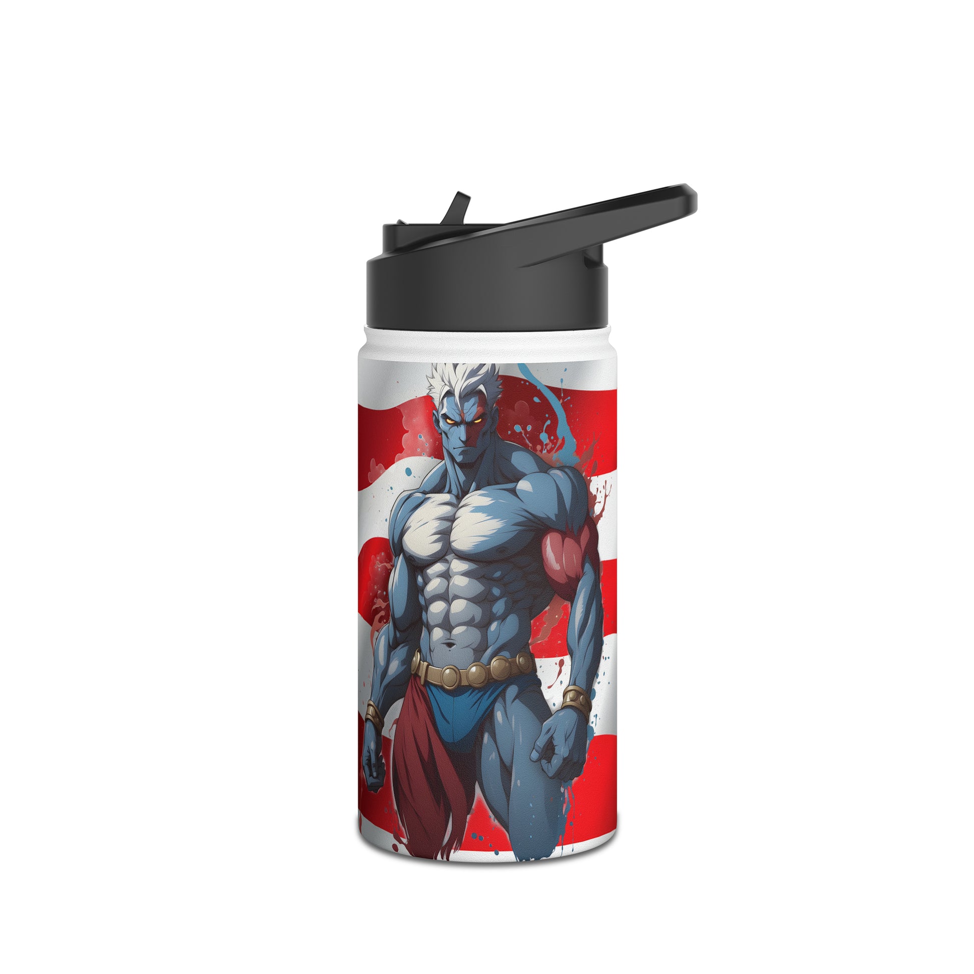 Kǎtōng Piàn - Prized Fighter Collection - America - 002 - Stainless Steel Water Bottle, Standard Lid - Verdine Daniels