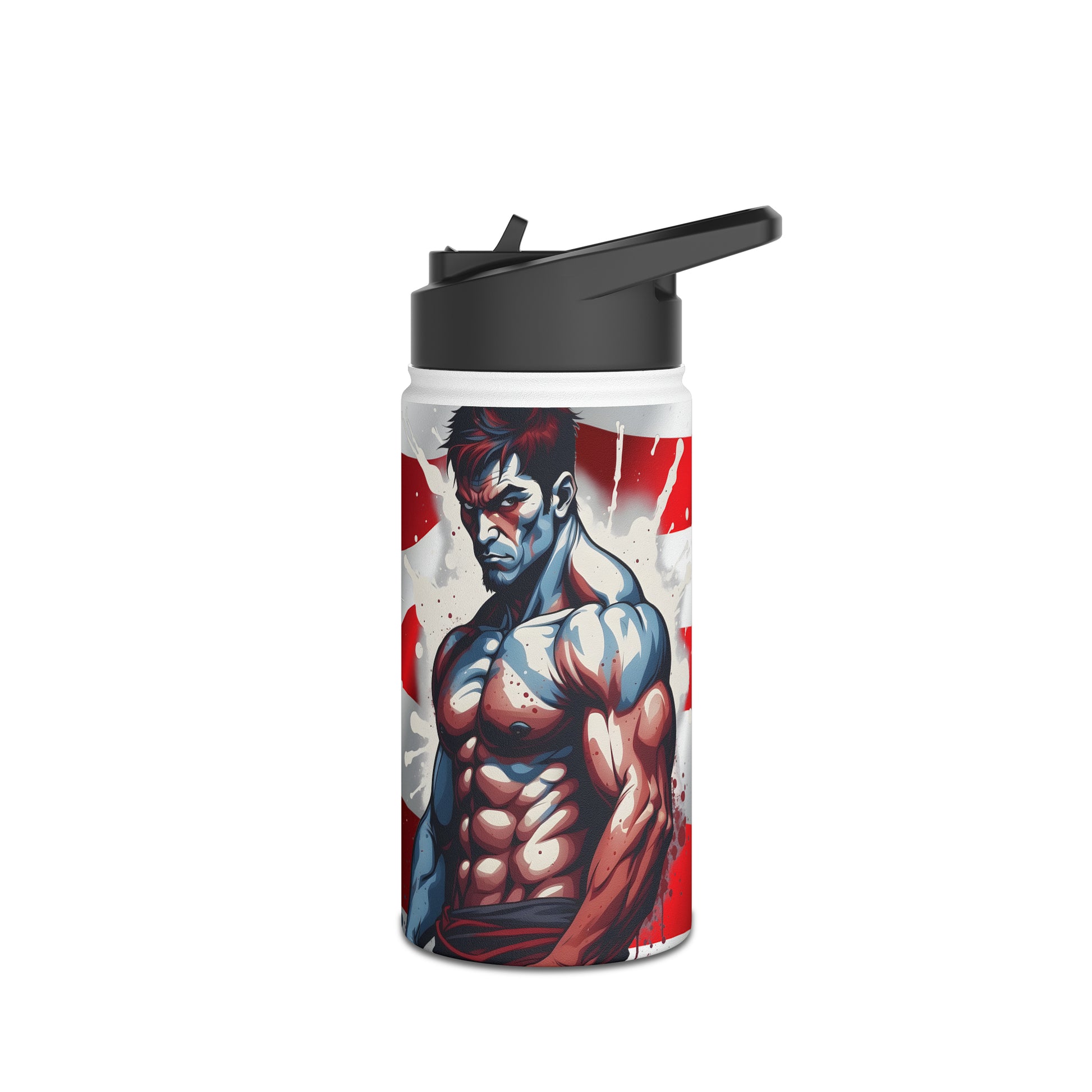 Kǎtōng Piàn - Prized Fighter Collection - America - 005 - Stainless Steel Water Bottle, Standard Lid - Verdine Daniels