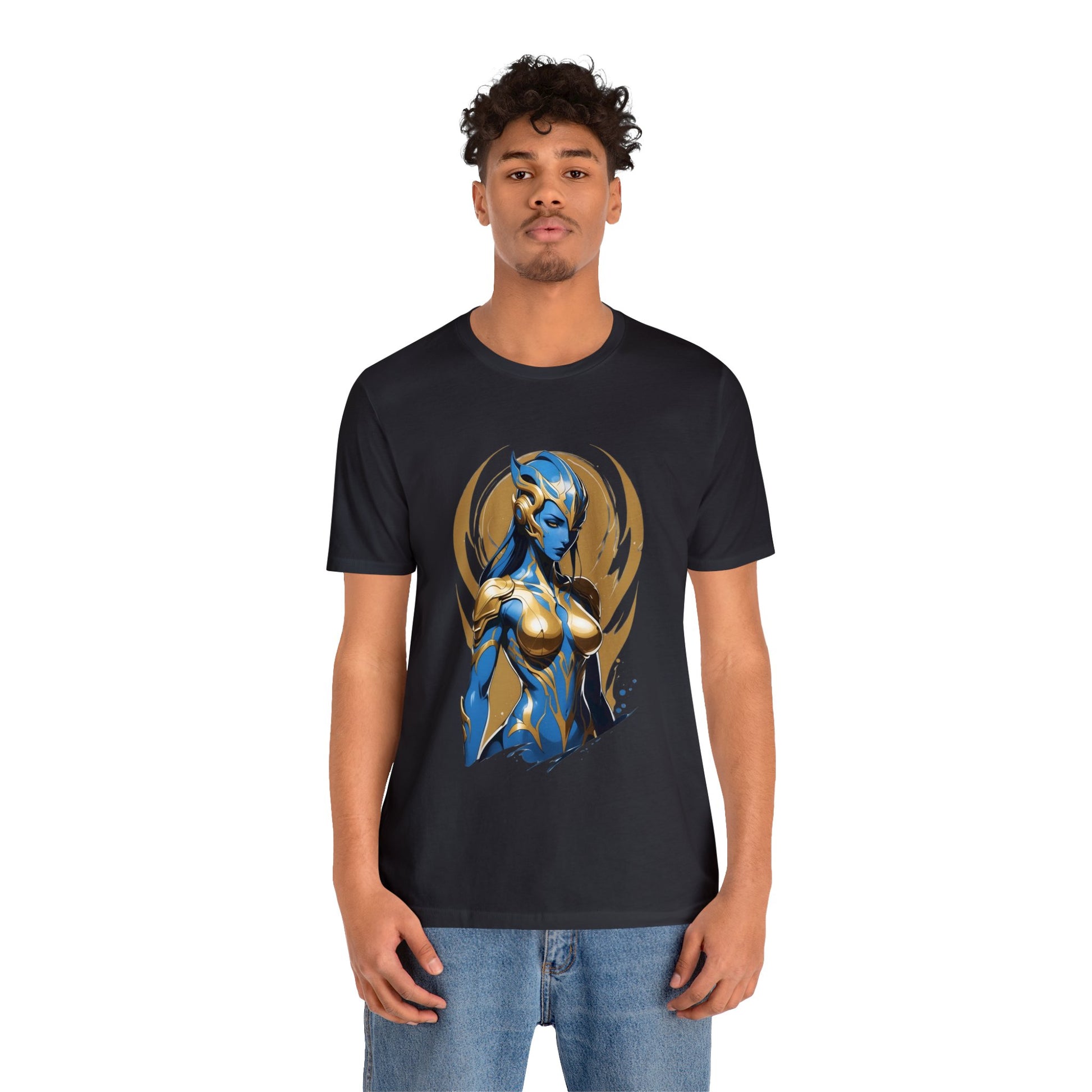 Kǎtōng Piàn - The Lotus Collection - Erzilia - Unisex Jersey Short Sleeve Tee Printify
