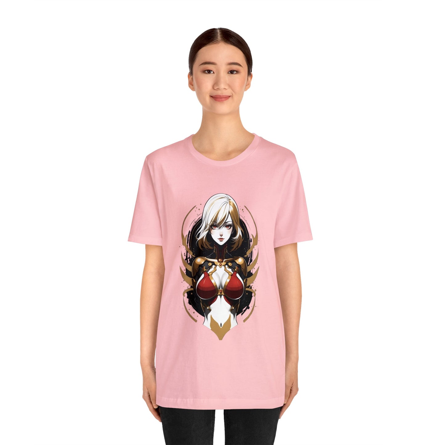 Kǎtōng Piàn - Mecha Girl Collection - Chloé - Unisex Jersey Short Sleeve Tee Printify