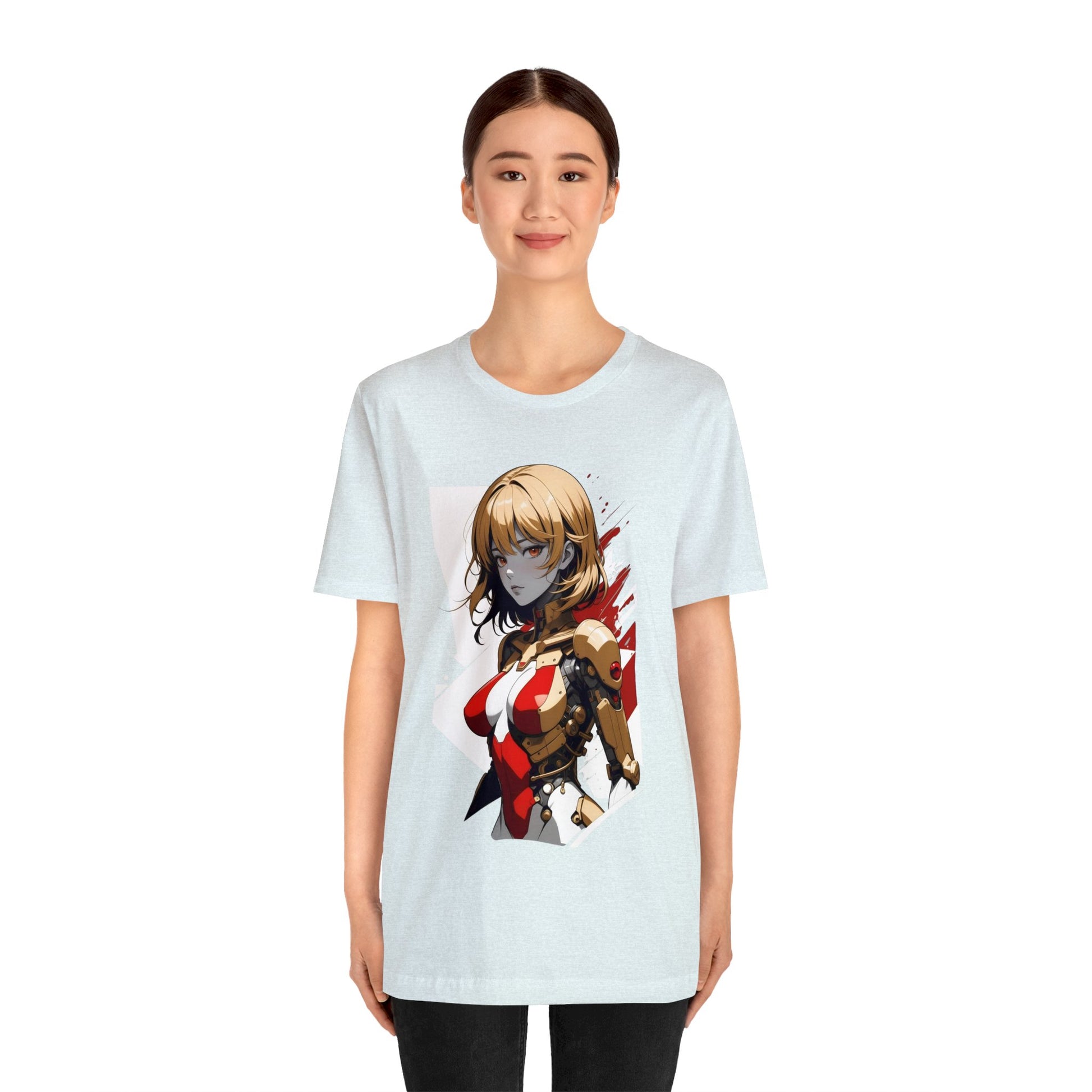 Kǎtōng Piàn - Mecha Girl Collection - Camila - Unisex Jersey Short Sleeve Tee Printify