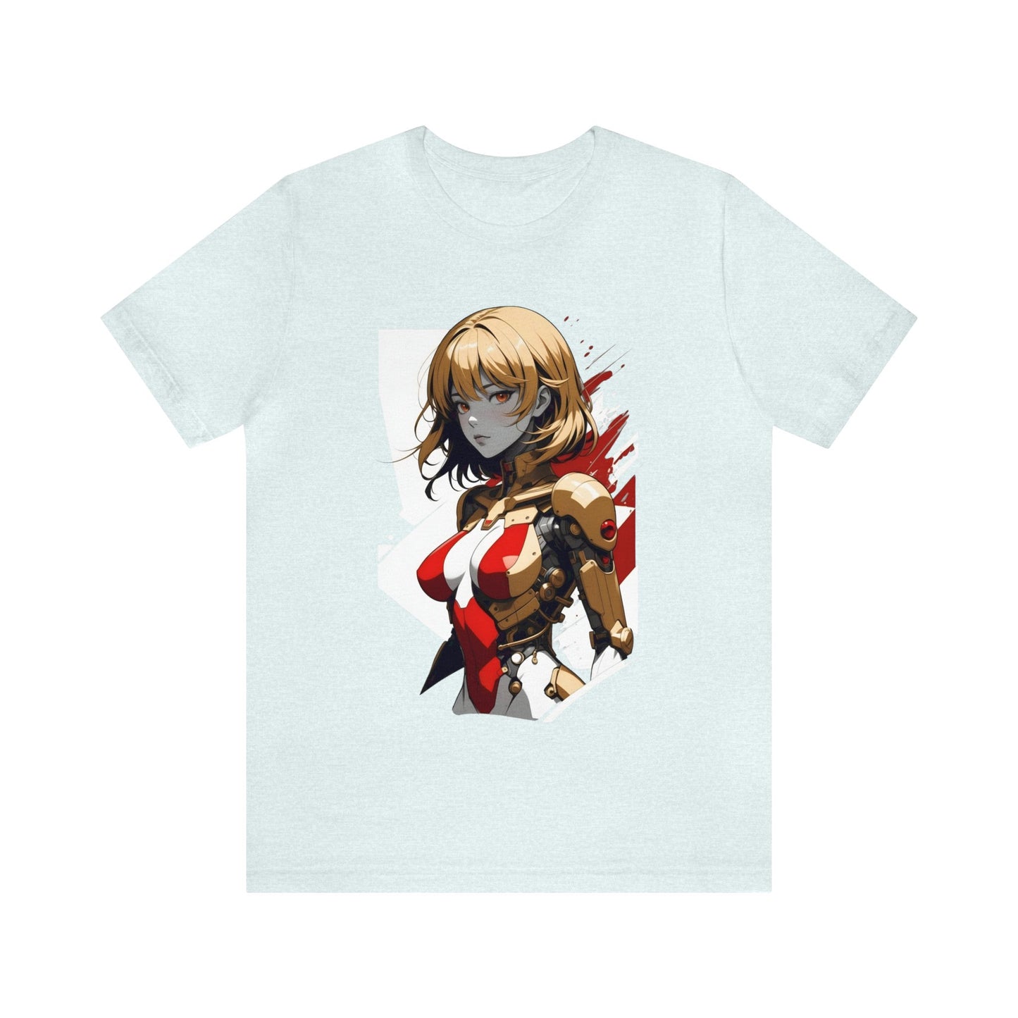 Kǎtōng Piàn - Mecha Girl Collection - Camila - Unisex Jersey Short Sleeve Tee Printify
