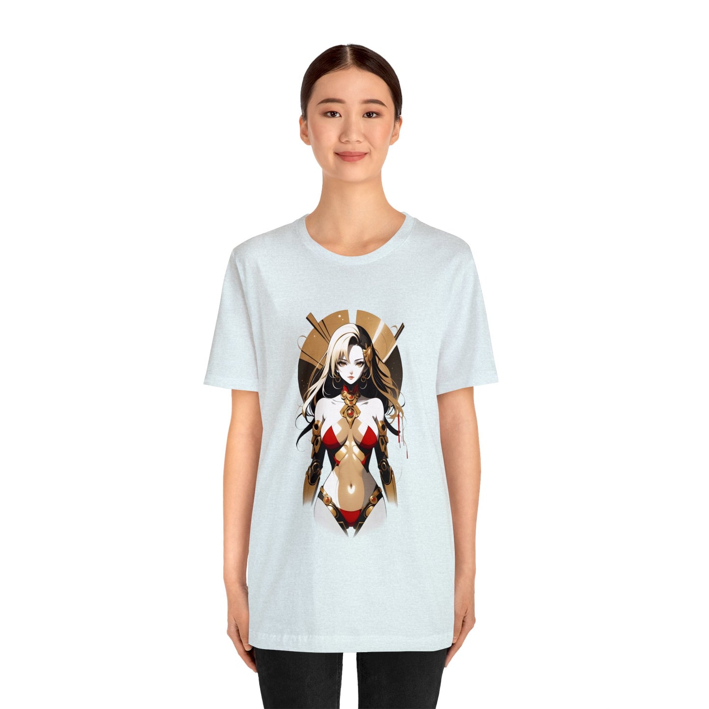 Kǎtōng Piàn - Mecha Girl Collection - Eleanor - Unisex Jersey Short Sleeve Tee Printify