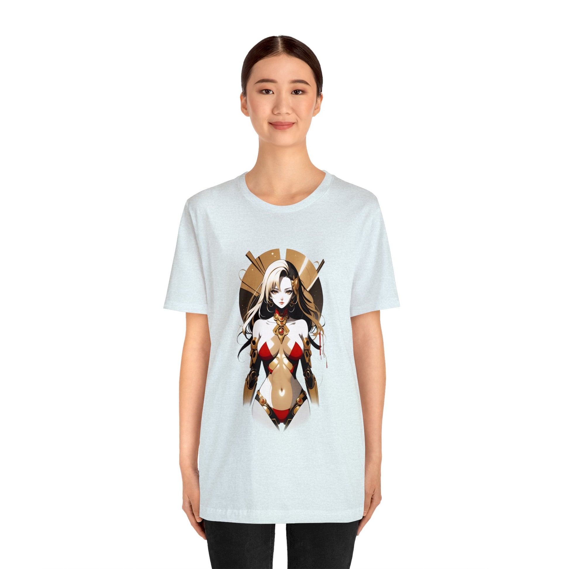 Kǎtōng Piàn - Mecha Girl Collection - Eleanor - Unisex Jersey Short Sleeve Tee Printify