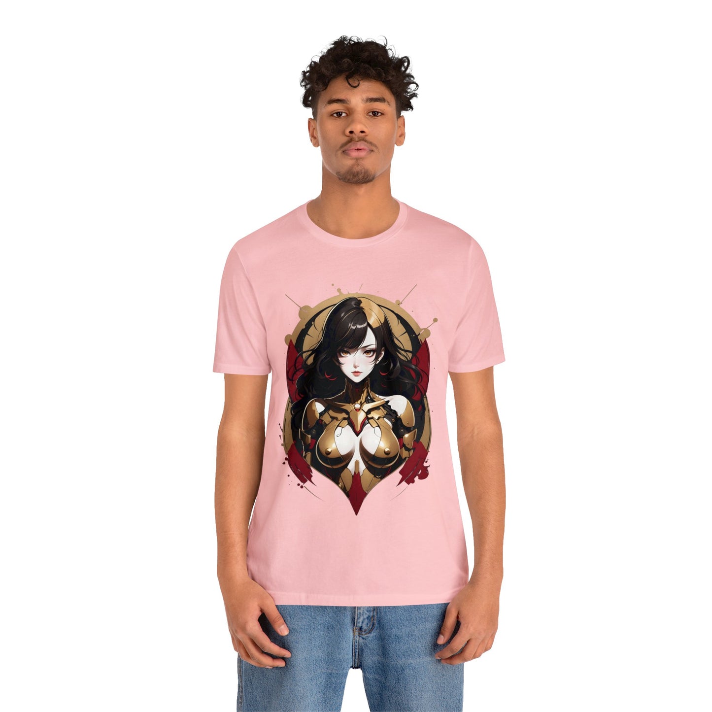 Kǎtōng Piàn - Mecha Girl Collection - Naomi - Unisex Jersey Short Sleeve Tee Printify