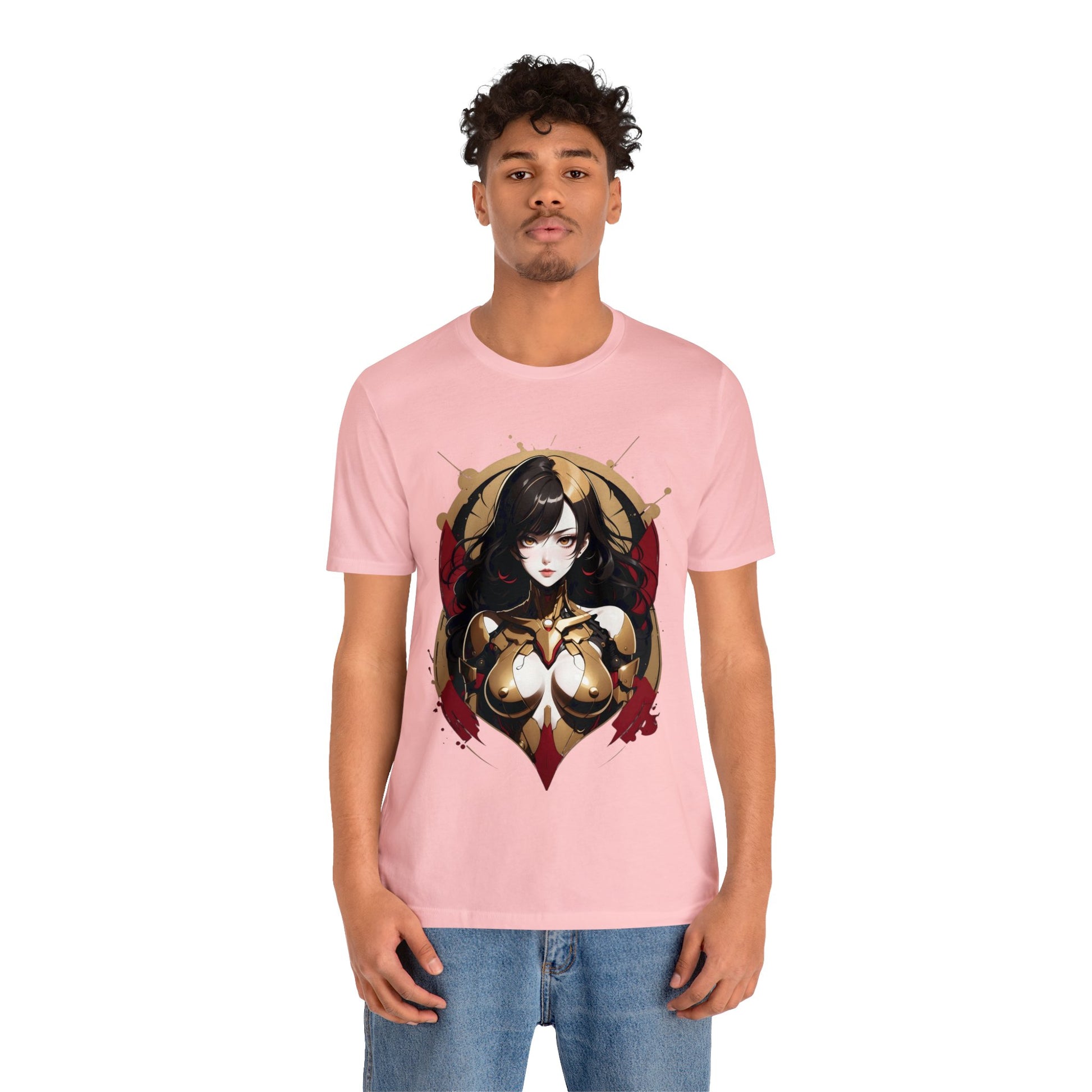 Kǎtōng Piàn - Mecha Girl Collection - Naomi - Unisex Jersey Short Sleeve Tee Printify
