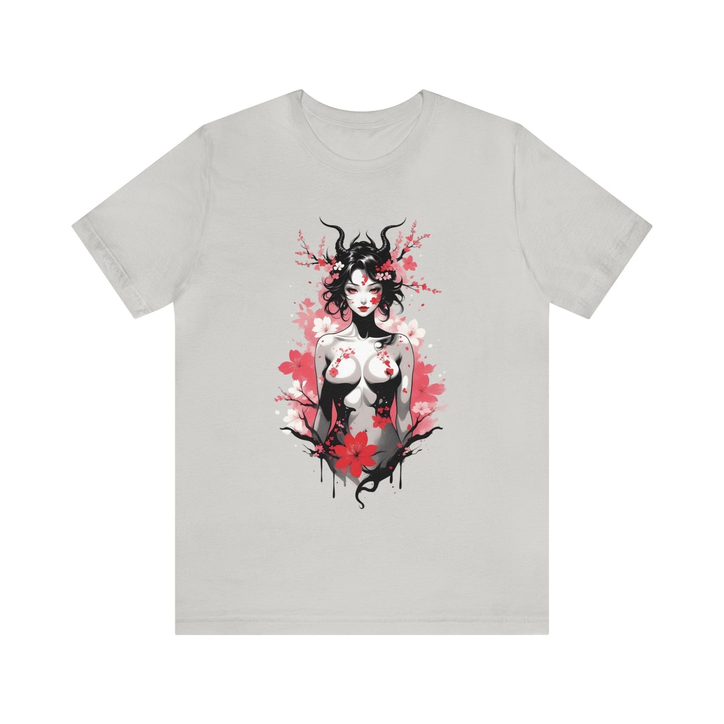 Kǎtōng Piàn - Oni Collection - Hannya - Unisex Jersey Short Sleeve Tee Printify