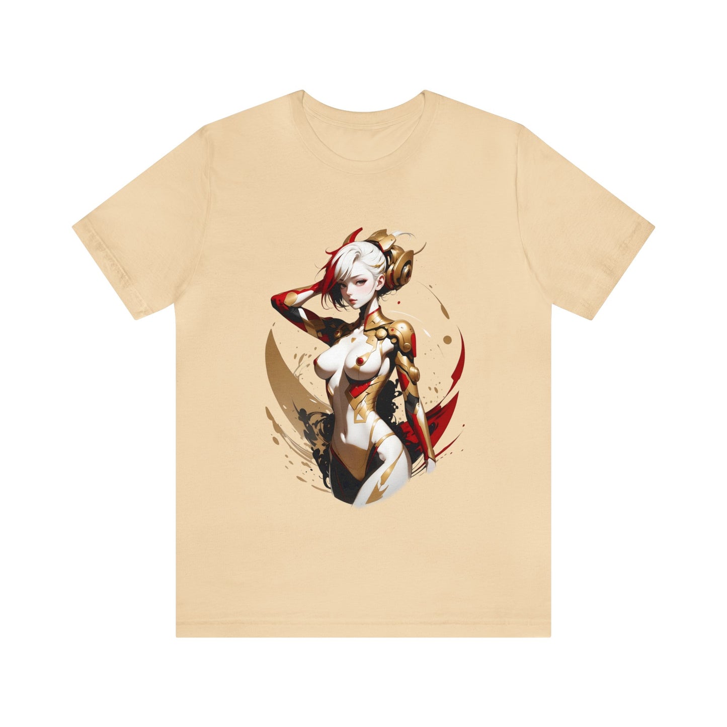 Kǎtōng Piàn - Mecha Girl Collection - Ruby - Unisex Jersey Short Sleeve Tee Printify