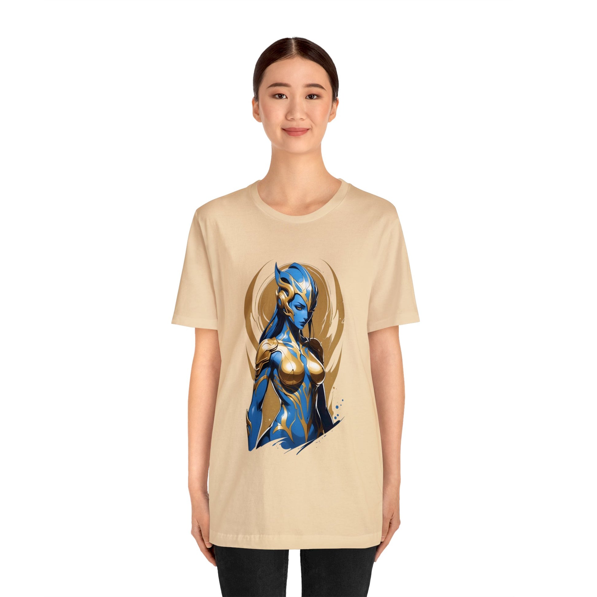 Kǎtōng Piàn - The Lotus Collection - Erzilia - Unisex Jersey Short Sleeve Tee Printify