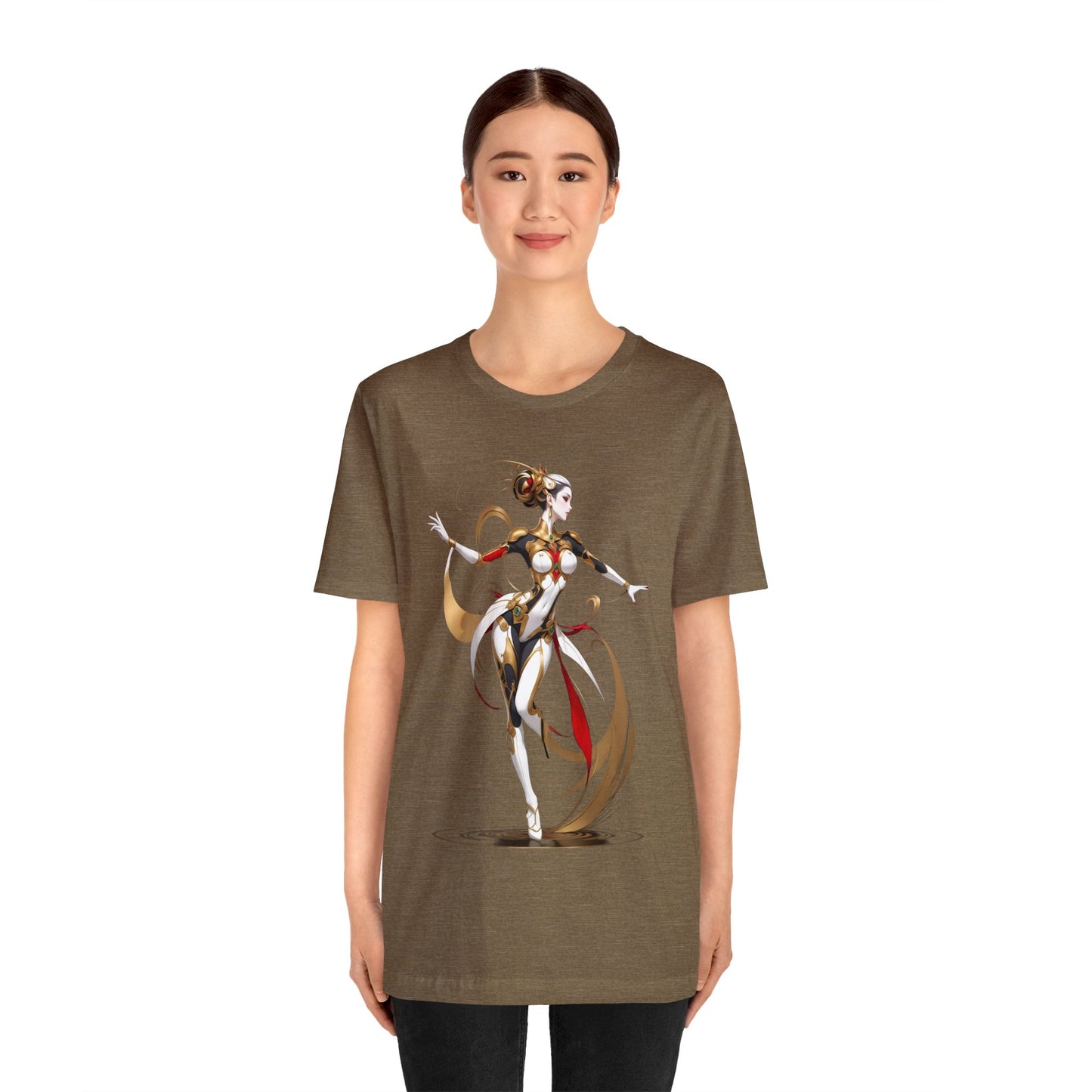 Kǎtōng Piàn - Mecha Girl Collection - Harper - Unisex Jersey Short Sleeve Tee Printify