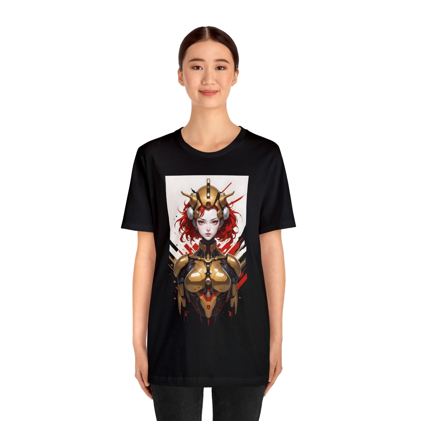 Kǎtōng Piàn - Mecha Girl Collection - Maya - Unisex Jersey Short Sleeve Tee Printify