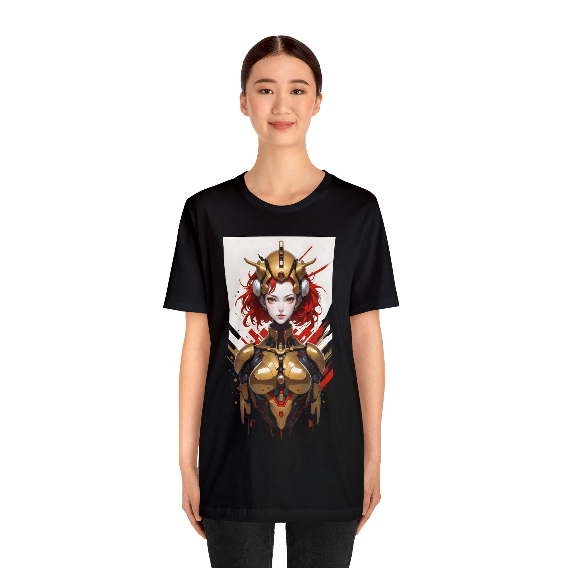 Kǎtōng Piàn - Mecha Girl Collection - Maya - Unisex Jersey Short Sleeve Tee Printify
