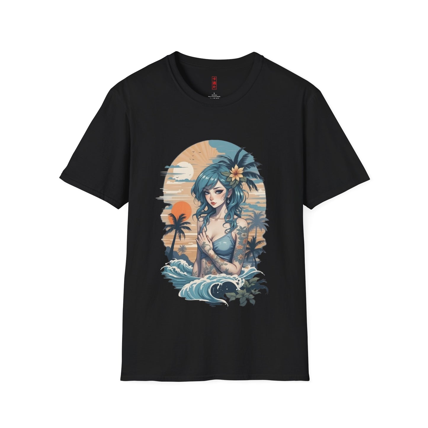 Kǎtōng Piàn - California Love Collection - 004 - Unisex Softstyle T-Shirt Printify