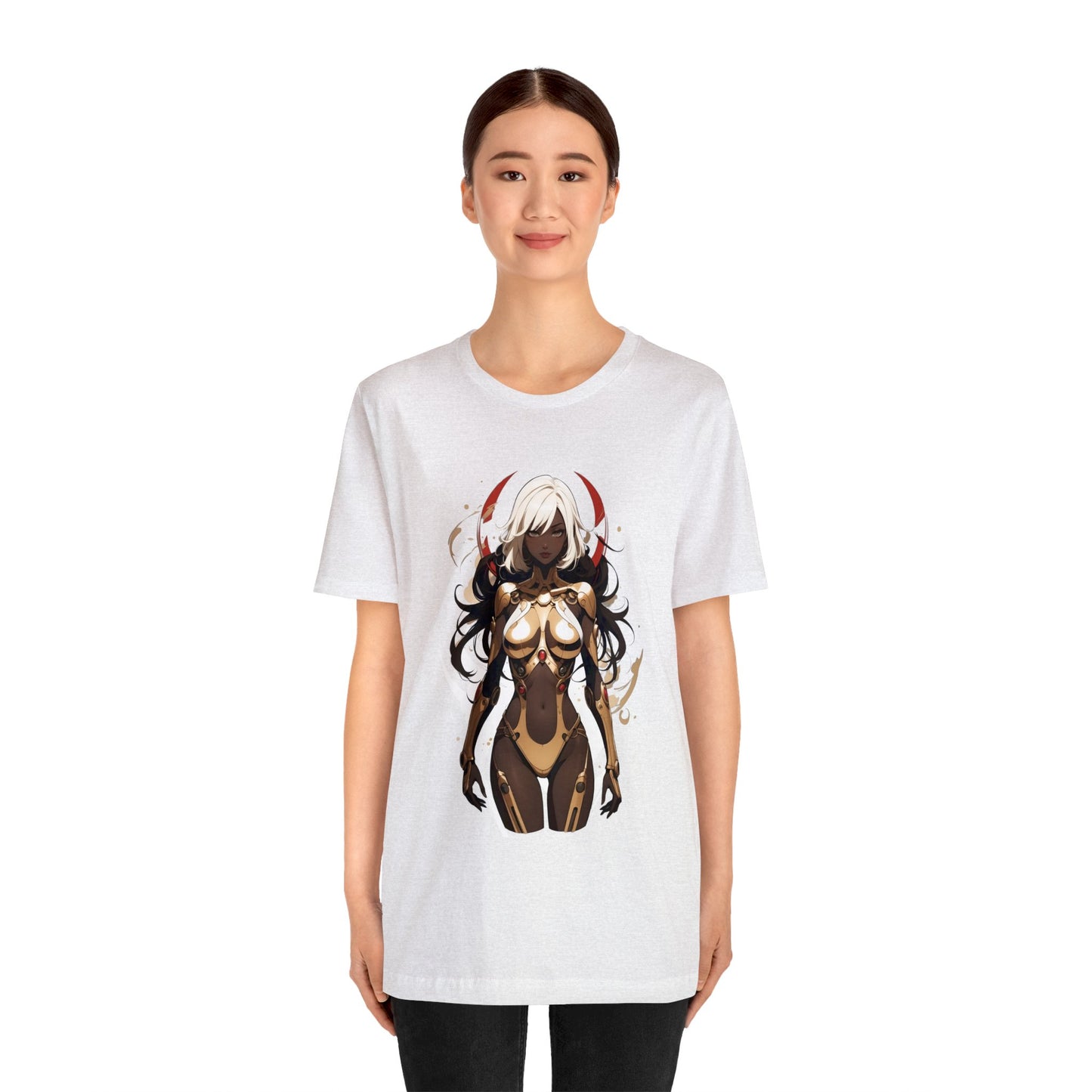 Kǎtōng Piàn - Mecha Girl Collection - Elizabeth - Unisex Jersey Short Sleeve Tee Printify
