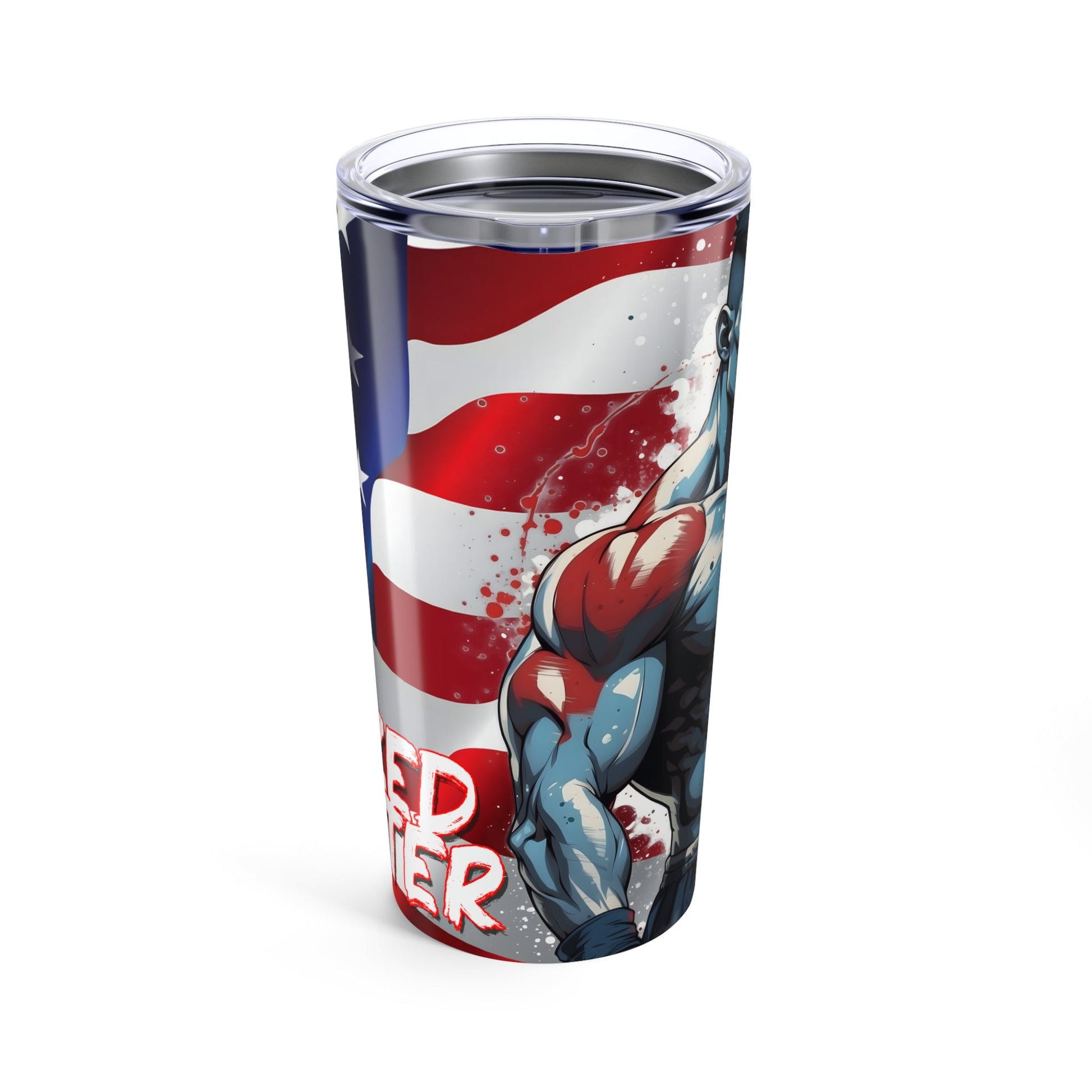 Prized Fighter Frostbite Falcon Tumbler 20oz Printify