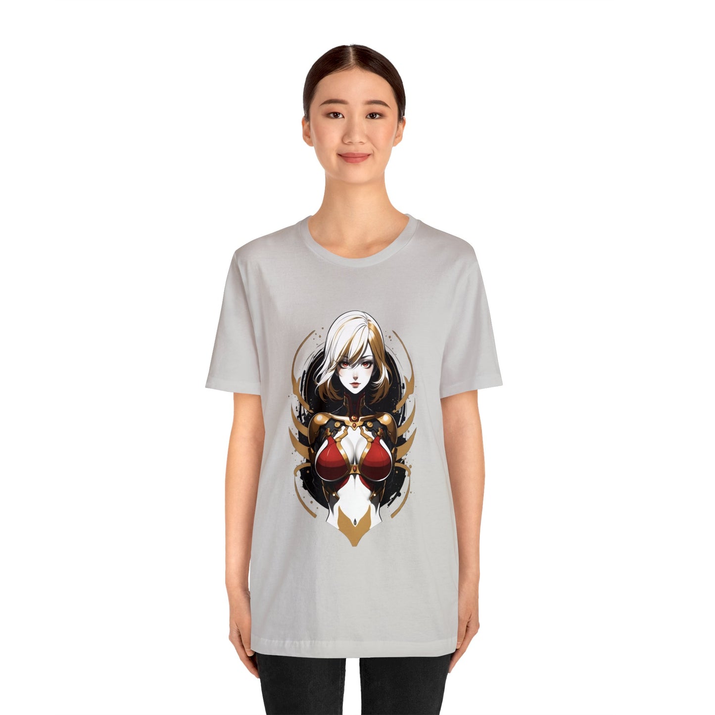 Kǎtōng Piàn - Mecha Girl Collection - Chloé - Unisex Jersey Short Sleeve Tee Printify