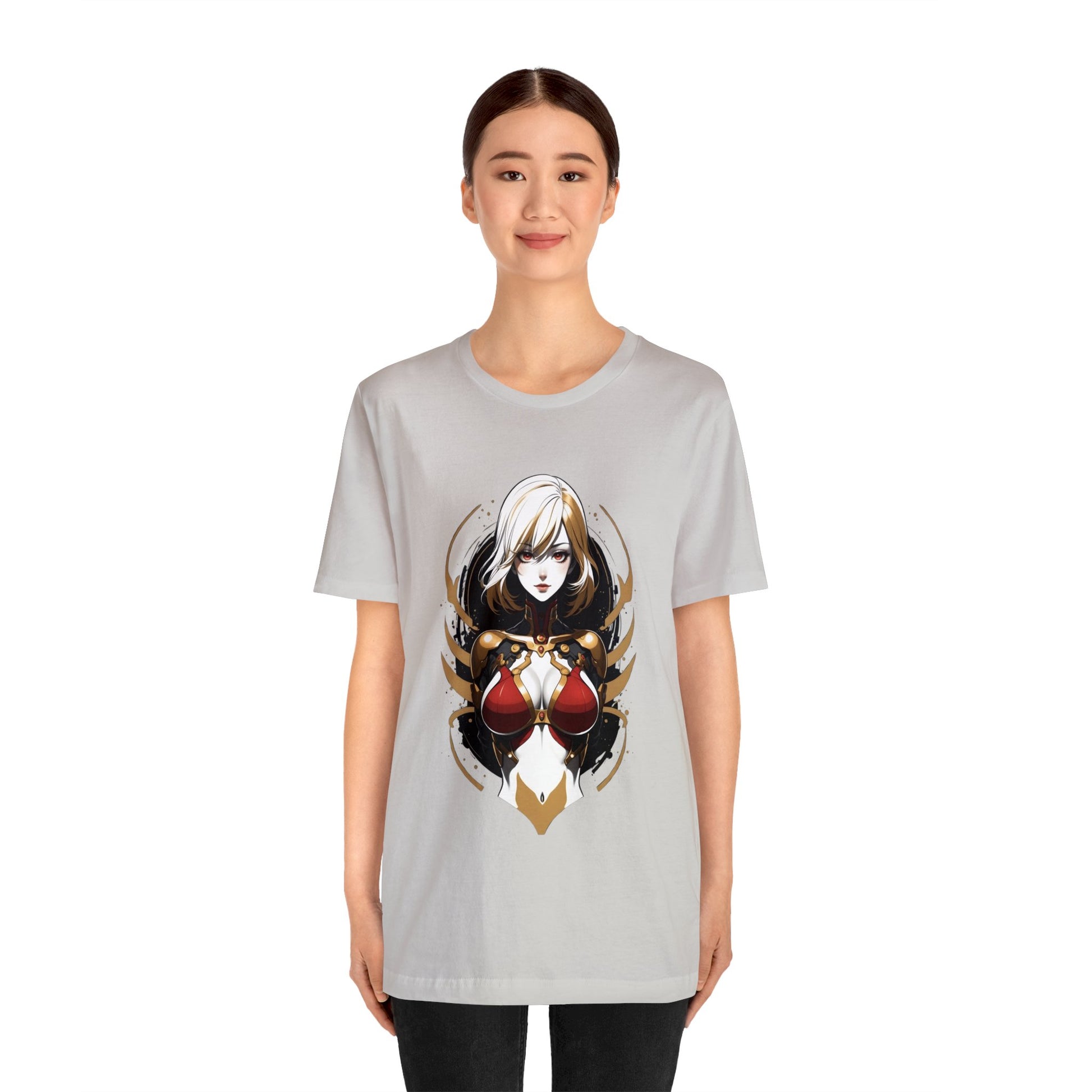 Kǎtōng Piàn - Mecha Girl Collection - Chloé - Unisex Jersey Short Sleeve Tee Printify