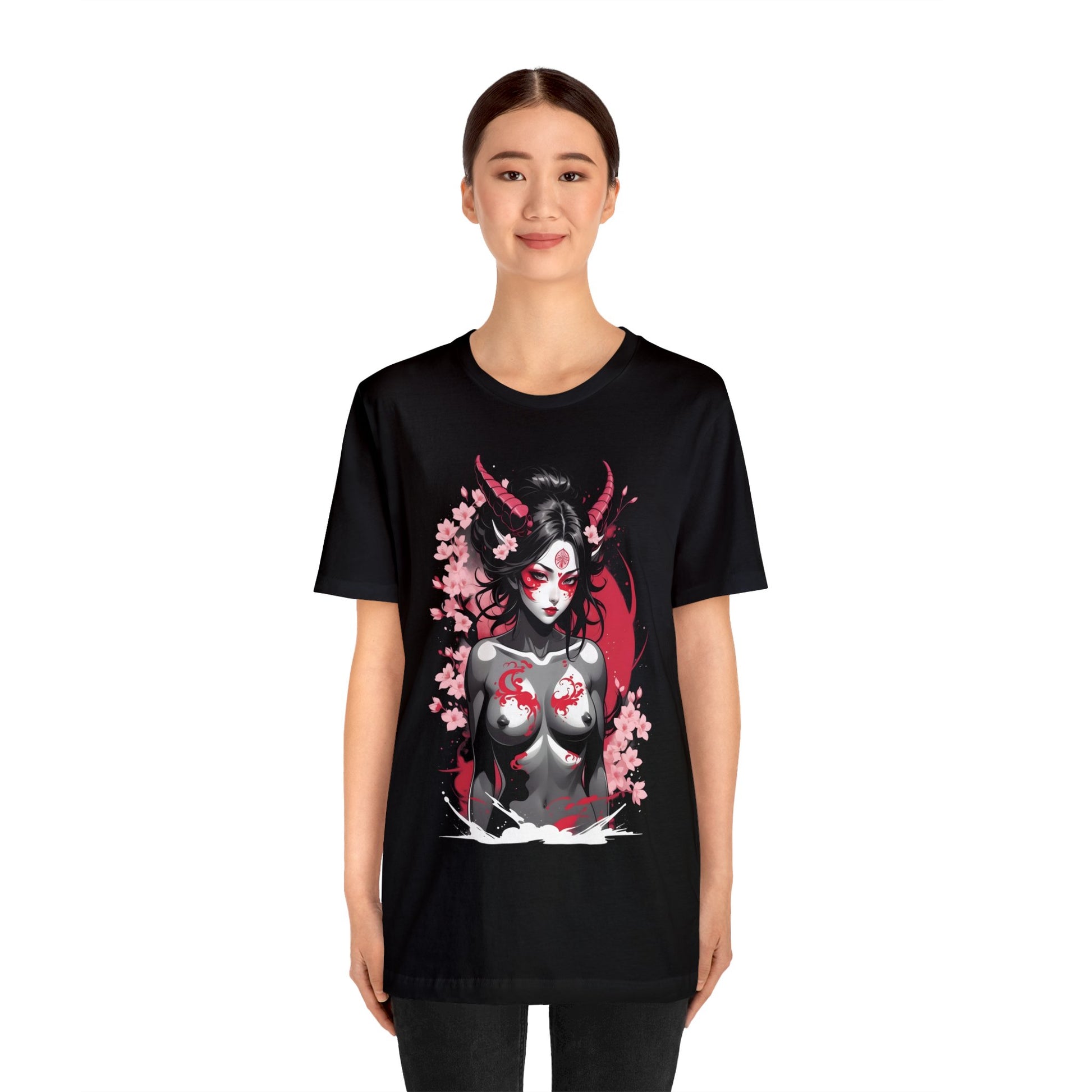 Kǎtōng Piàn - Oni Collection - Abyzou - Unisex Jersey Short Sleeve Tee Printify