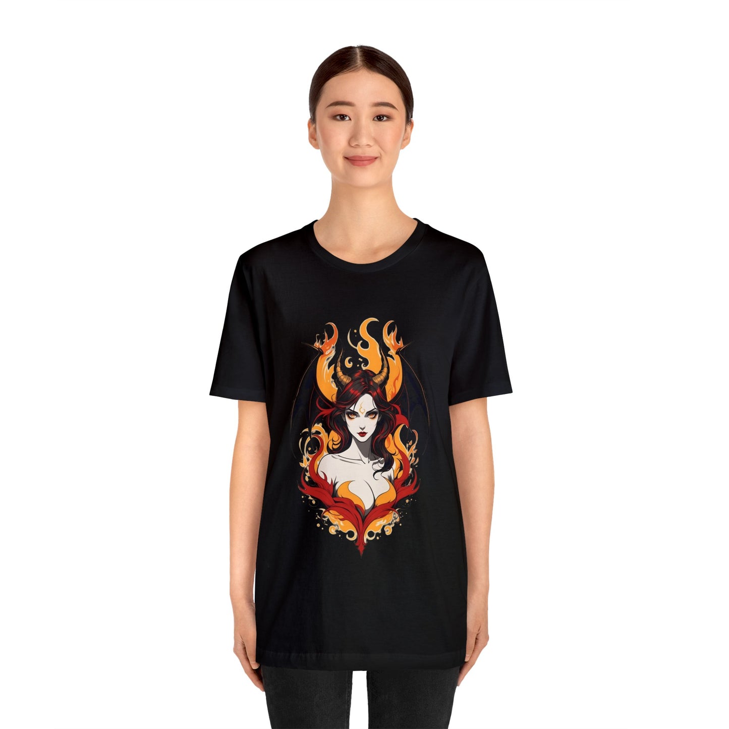 Kǎtōng Piàn - Devil Woman Collection - Circe - Unisex Jersey Short Sleeve Tee Printify
