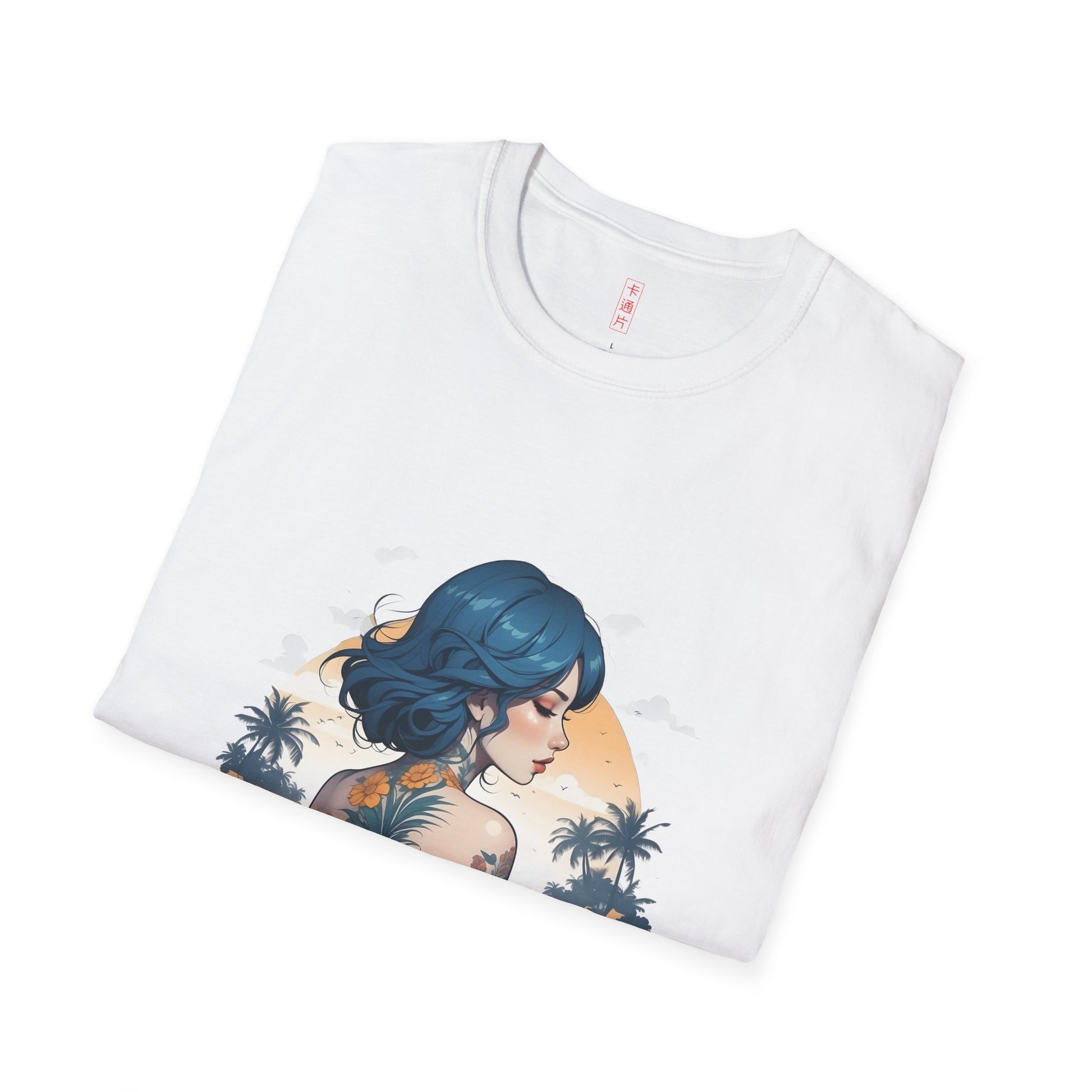 Kǎtōng Piàn - California Love Collection - 043 - Unisex Softstyle T-Shirt Printify