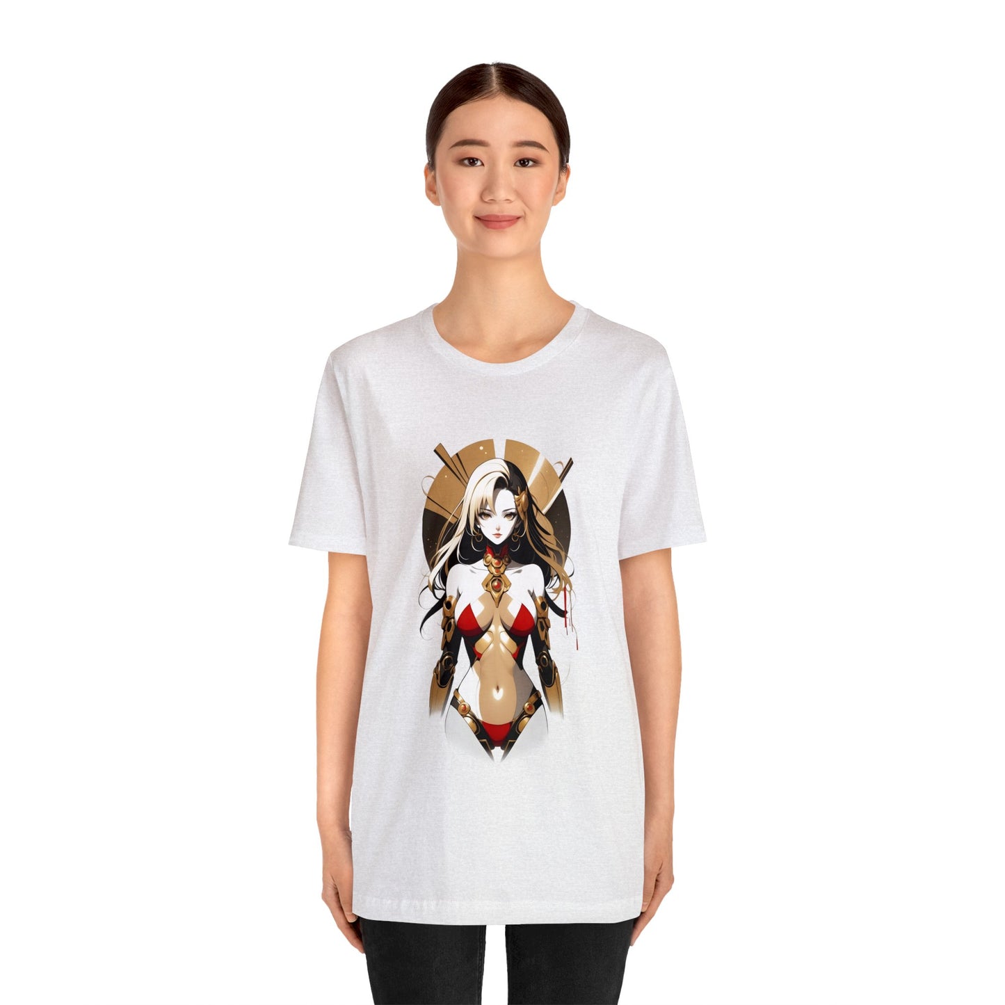 Kǎtōng Piàn - Mecha Girl Collection - Eleanor - Unisex Jersey Short Sleeve Tee Printify