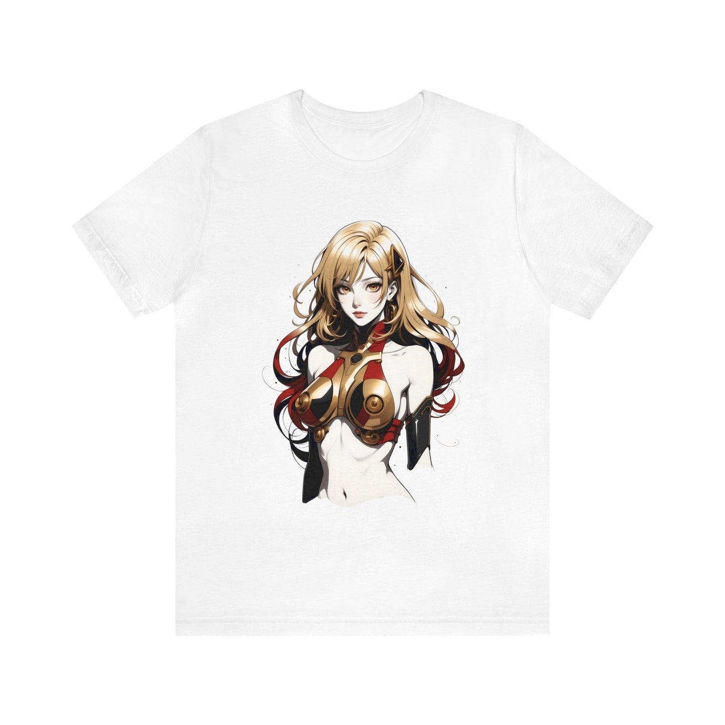 Kǎtōng Piàn - Mecha Girl Collection - Evelyn - Unisex Jersey Short Sleeve Tee Printify