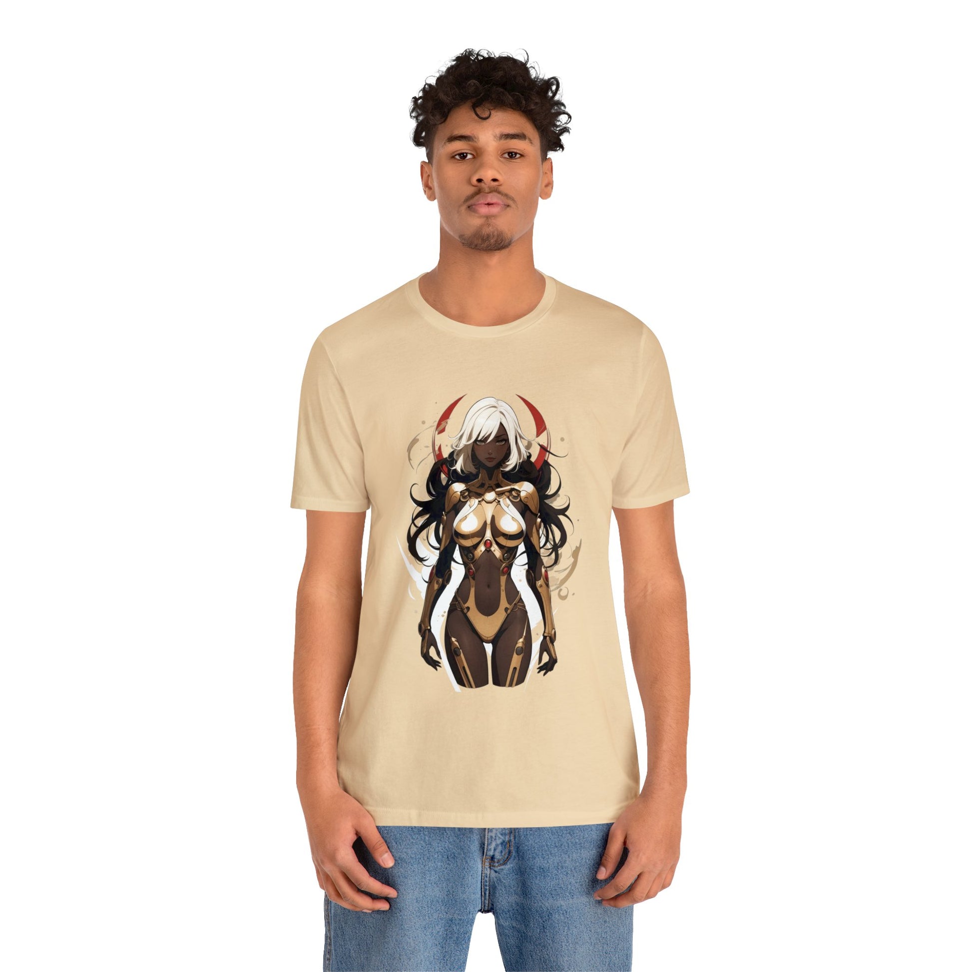 Kǎtōng Piàn - Mecha Girl Collection - Elizabeth - Unisex Jersey Short Sleeve Tee Printify