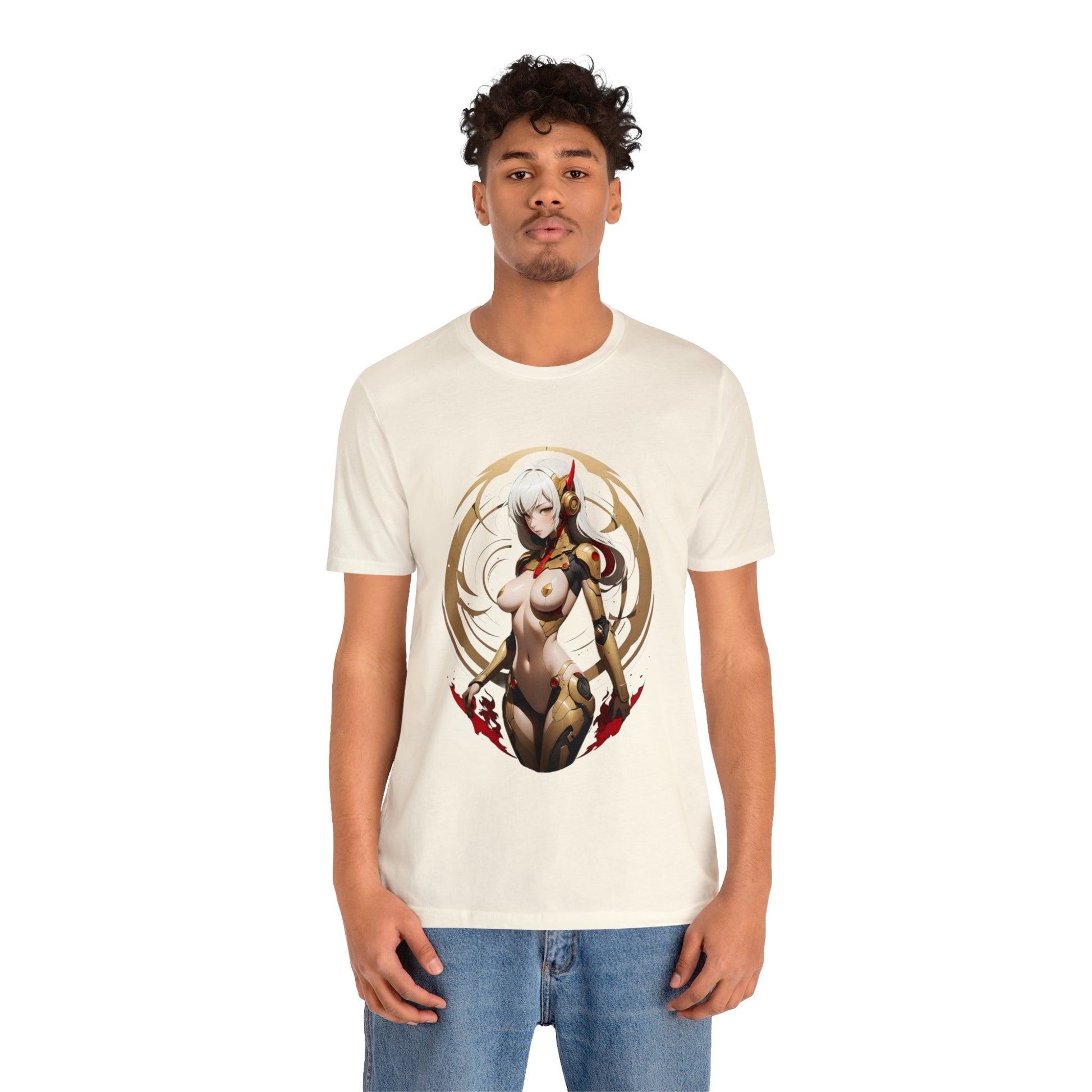 Kǎtōng Piàn - Mecha Girl Collection - Delilah - Unisex Jersey Short Sleeve Tee Printify