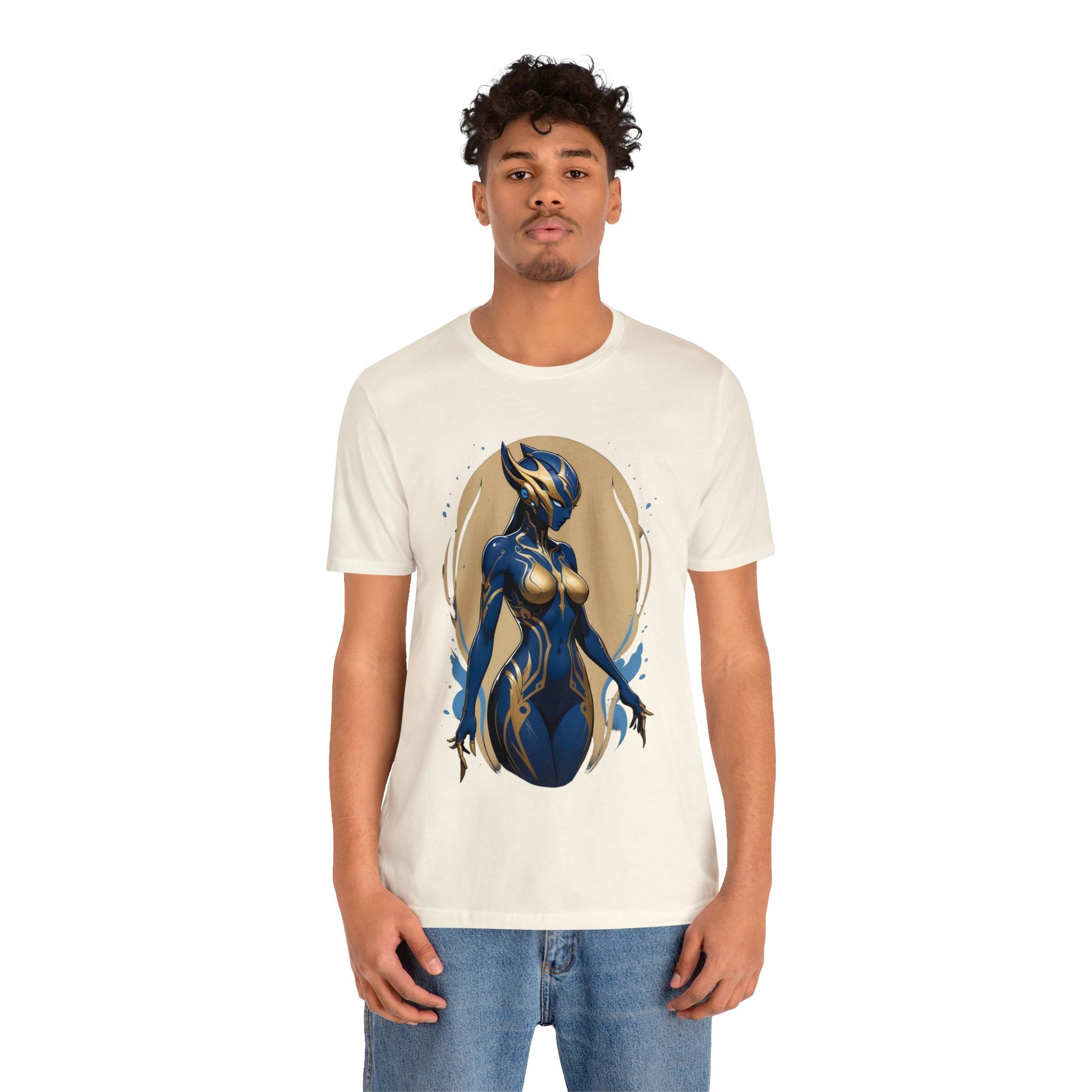 Kǎtōng Piàn - The Lotus Collection - Guinevere - Unisex Jersey Short Sleeve Tee Printify