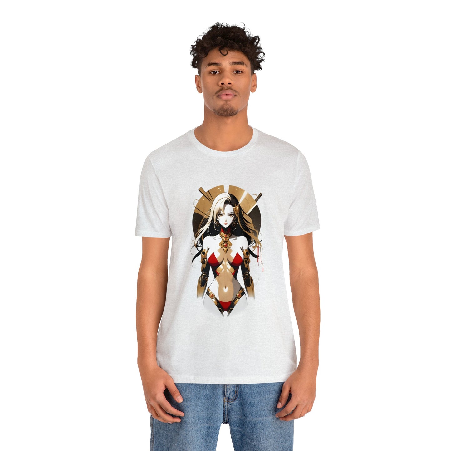 Kǎtōng Piàn - Mecha Girl Collection - Eleanor - Unisex Jersey Short Sleeve Tee Printify