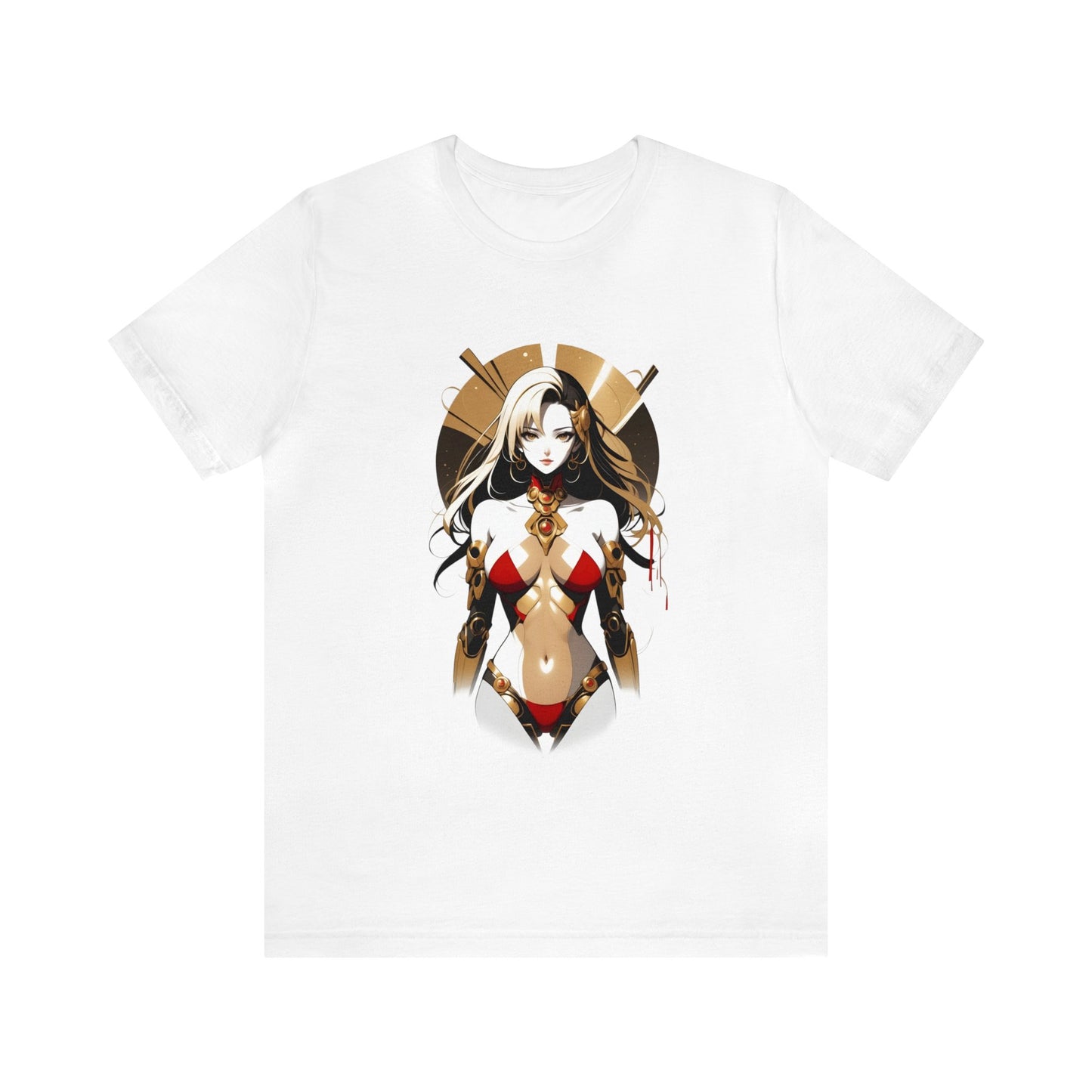 Kǎtōng Piàn - Mecha Girl Collection - Eleanor - Unisex Jersey Short Sleeve Tee Printify