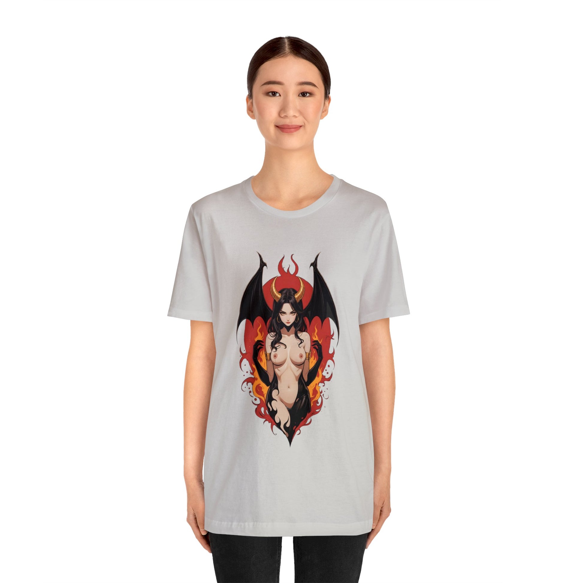Kǎtōng Piàn - Devil Woman Collection - Devany - Unisex Jersey Short Sleeve Tee Printify