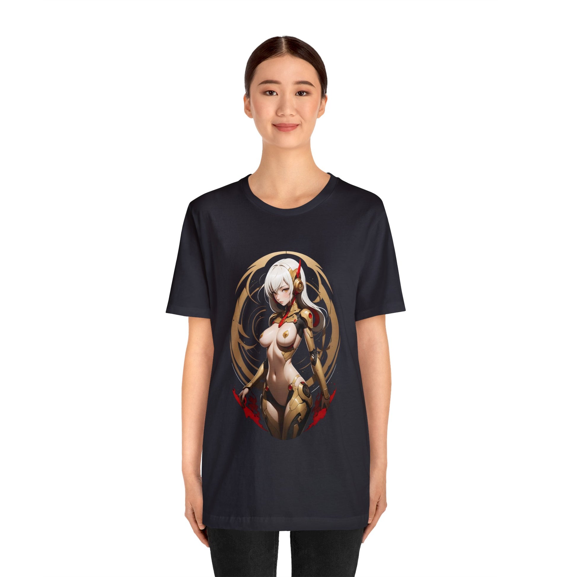 Kǎtōng Piàn - Mecha Girl Collection - Delilah - Unisex Jersey Short Sleeve Tee Printify
