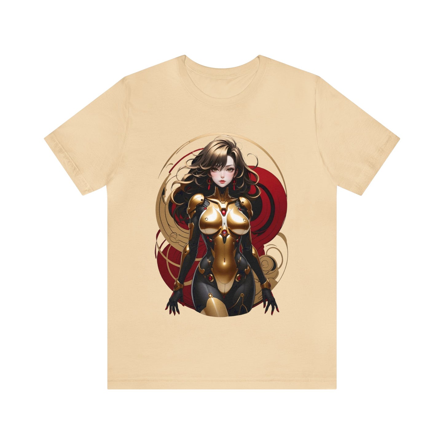 Kǎtōng Piàn - Mecha Girl Collection - Ava - Unisex Jersey Short Sleeve Tee Printify