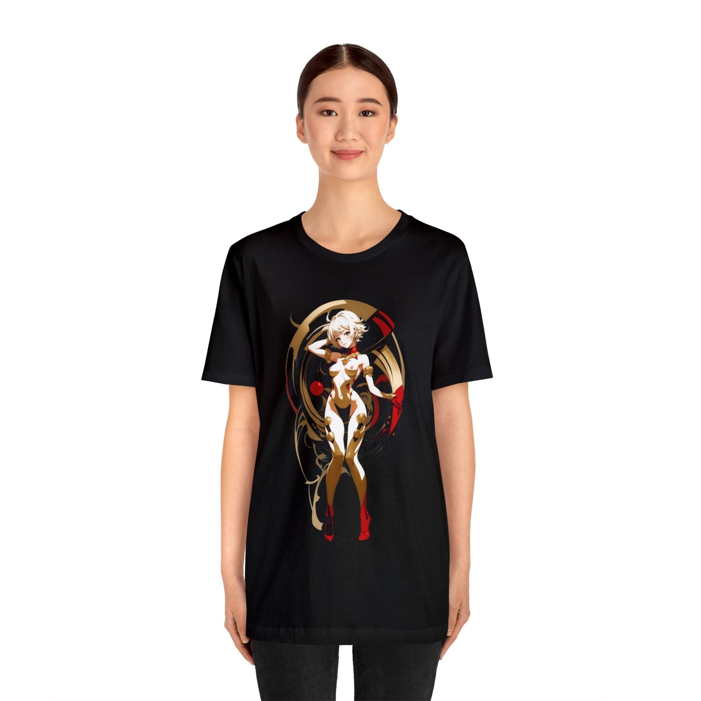 Kǎtōng Piàn - Mecha Girl Collection - Alice - Unisex Jersey Short Sleeve Tee Printify