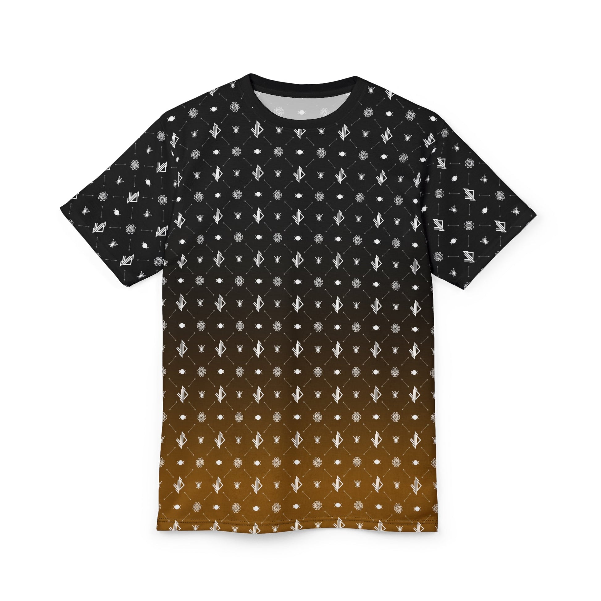Stylish Unisex Cut & Sew Tee with Gradient Pattern - Perfect for Casual Outings & Everyday Wear - Verdine Daniels