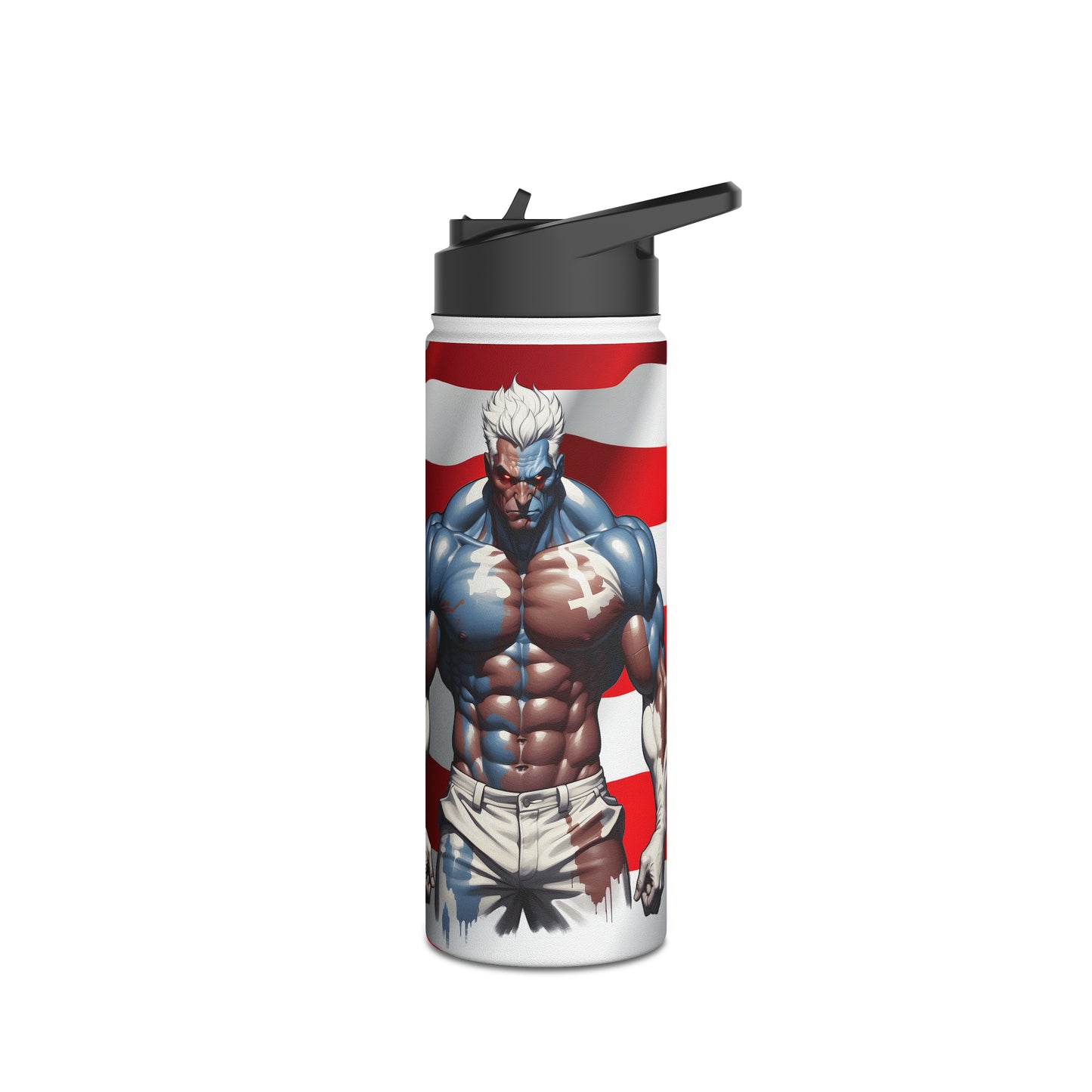 Kǎtōng Piàn - Prized Fighter Collection - America - 009 - Stainless Steel Water Bottle, Standard Lid - Verdine Daniels