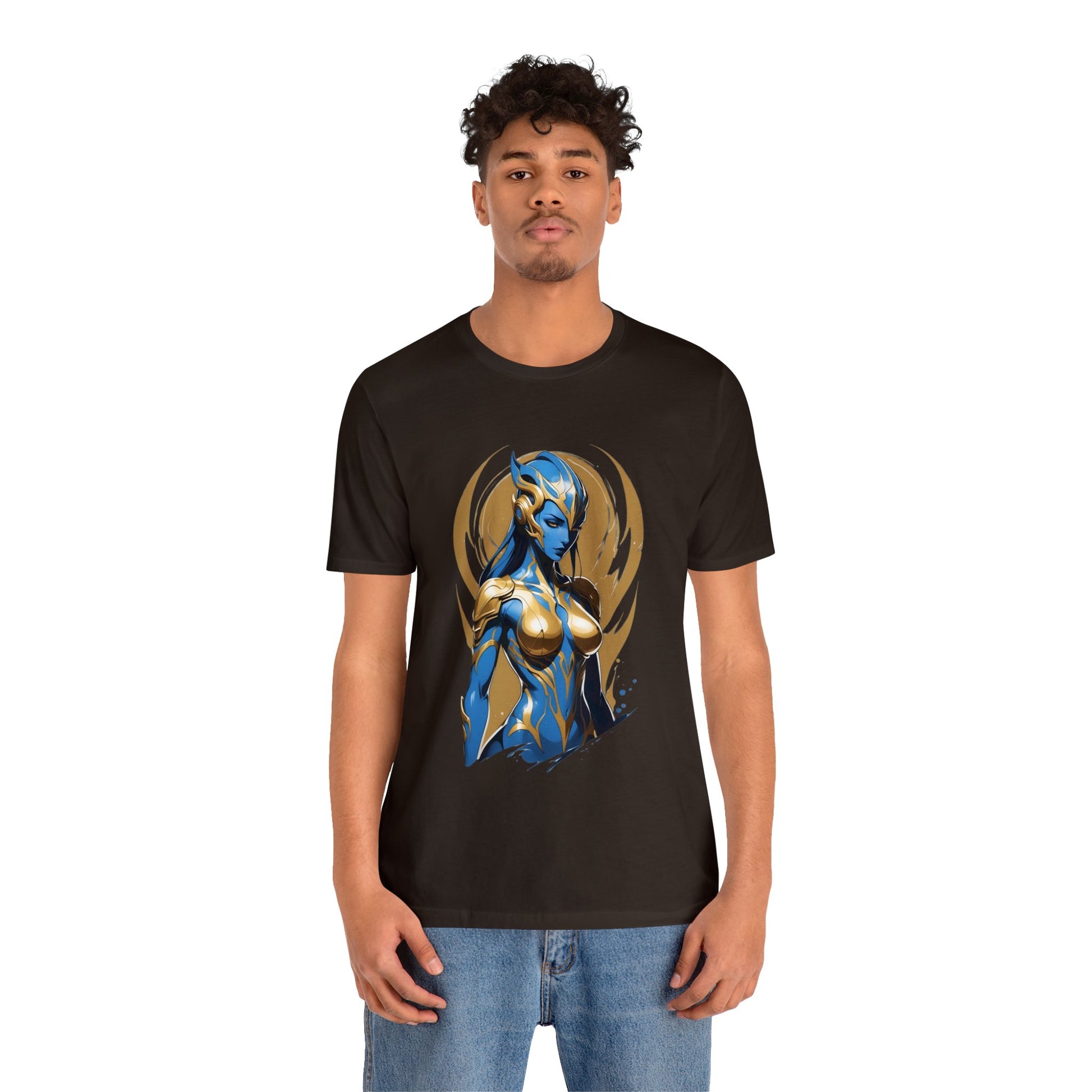 Kǎtōng Piàn - The Lotus Collection - Erzilia - Unisex Jersey Short Sleeve Tee Printify