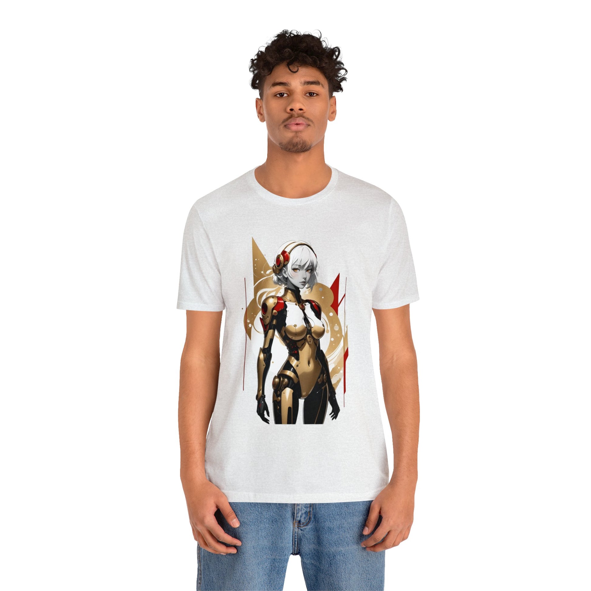 Kǎtōng Piàn - Mecha Girl Collection - Ella - Unisex Jersey Short Sleeve Tee Printify
