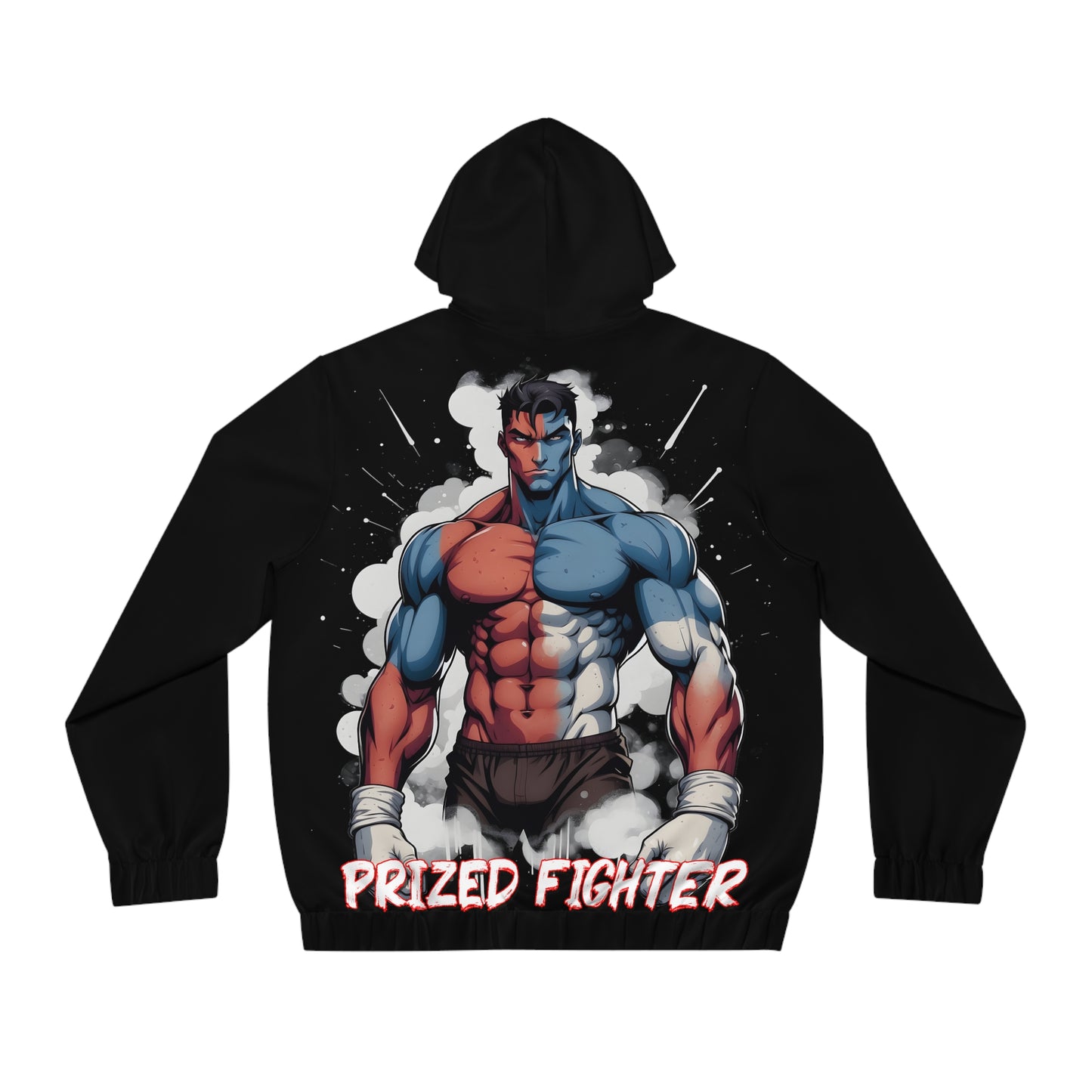Kǎtōng Piàn – Prized Fighter Collection – Amerika – 001 – Herren-Hoodie mit durchgehendem Reißverschluss