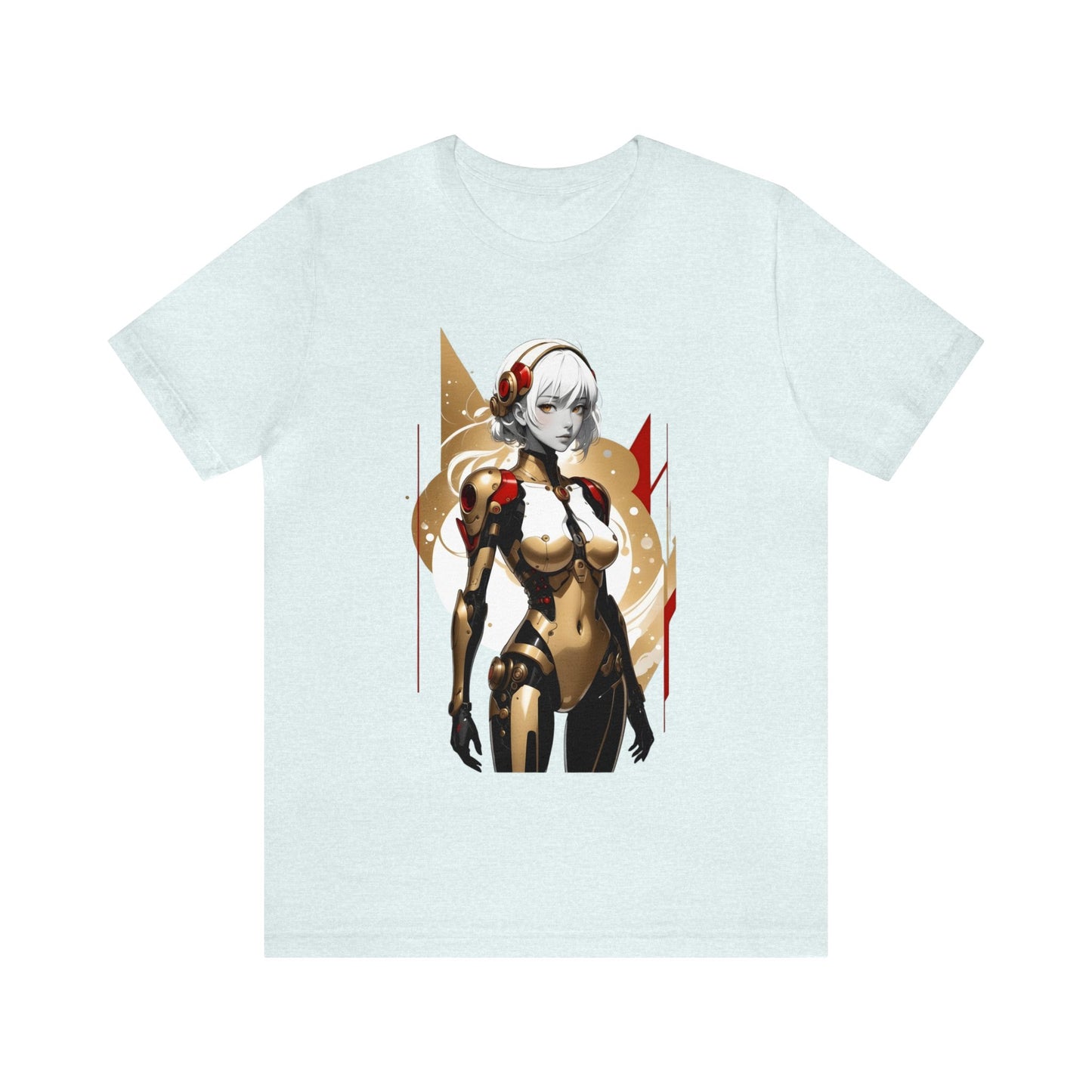 Kǎtōng Piàn - Mecha Girl Collection - Ella - Unisex Jersey Short Sleeve Tee Printify