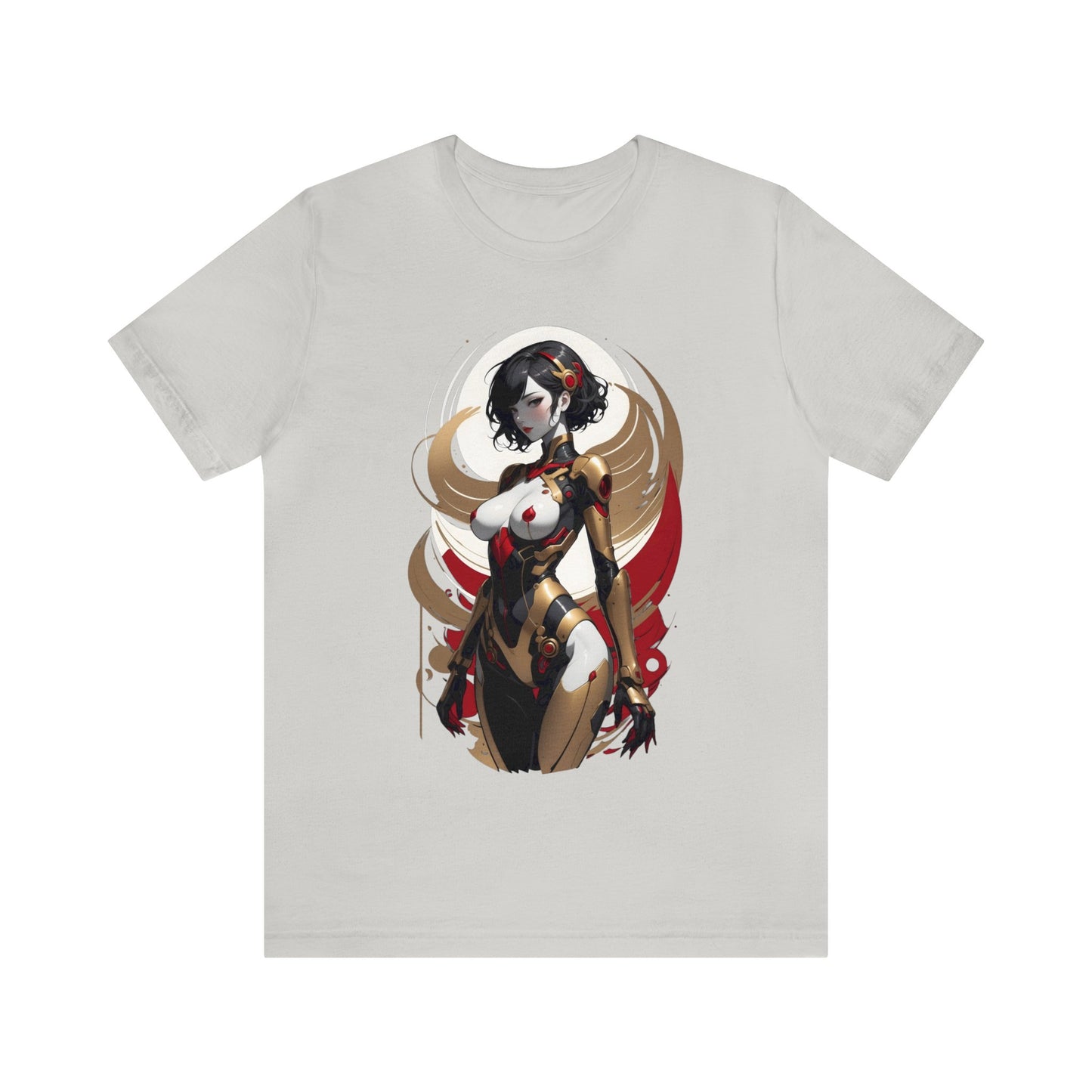 Kǎtōng Piàn - Mecha Girl Collection - Luna - Unisex Jersey Short Sleeve Tee Printify