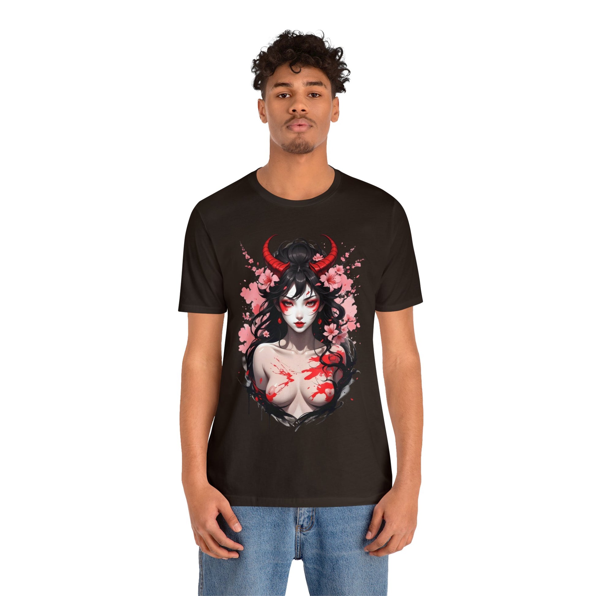 Kǎtōng Piàn - Oni Collection - Echidna - Unisex Jersey Short Sleeve Tee Printify