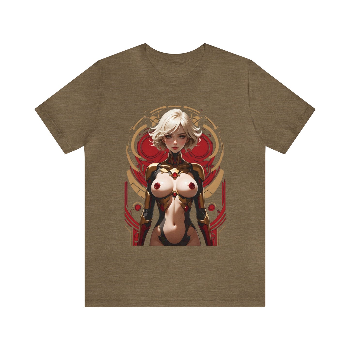 Kǎtōng Piàn - Mecha Girl Collection - Chloe - Unisex Jersey Short Sleeve Tee Printify