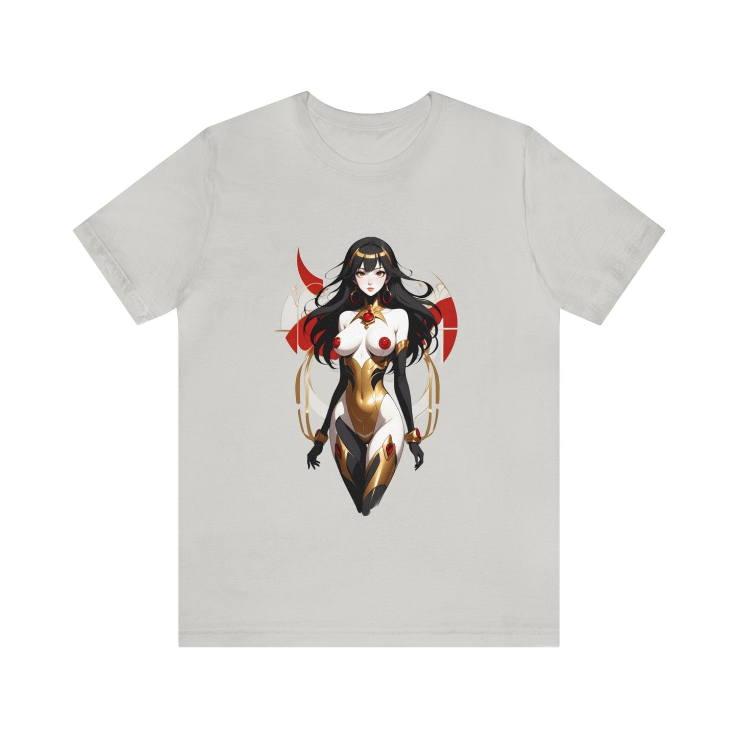 Kǎtōng Piàn - Mecha Girl Collection - Kinsley - Unisex Jersey Short Sleeve Tee Printify