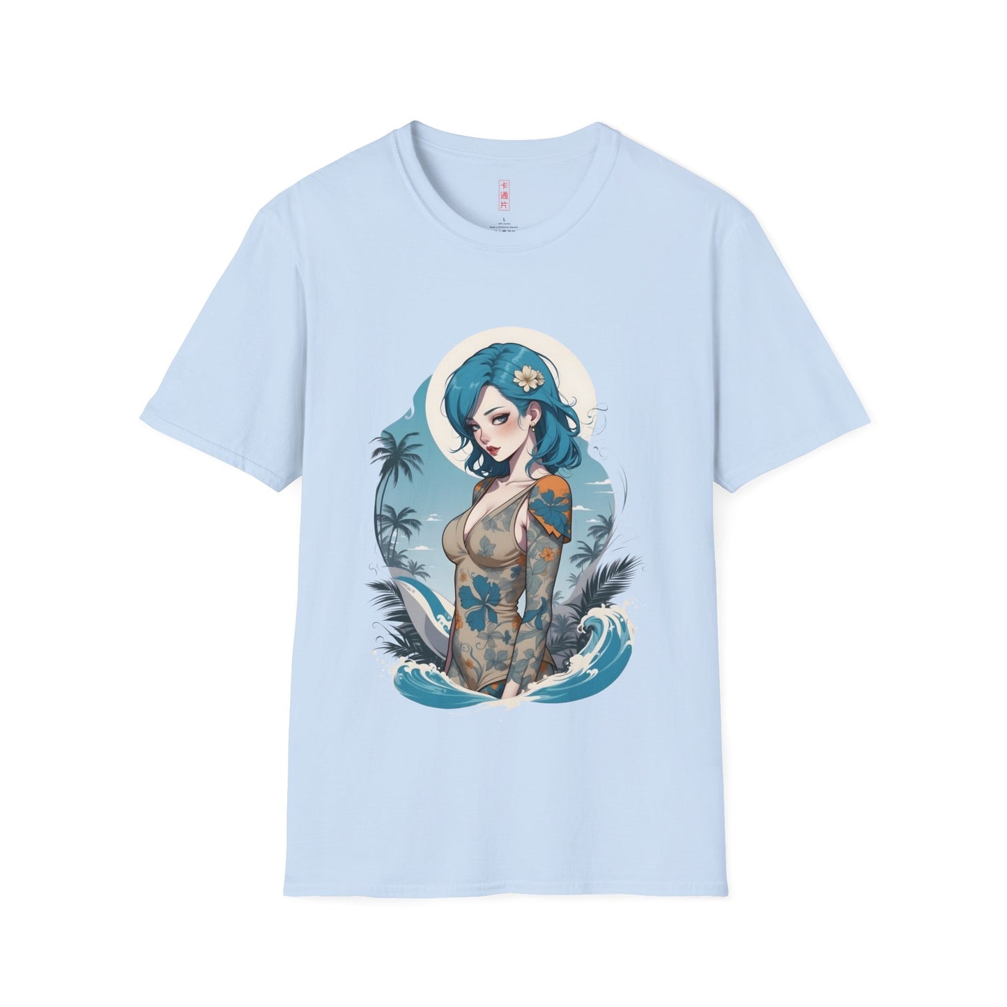 Kǎtōng Piàn - California Love Collection - 014 - Unisex Softstyle T-Shirt Printify