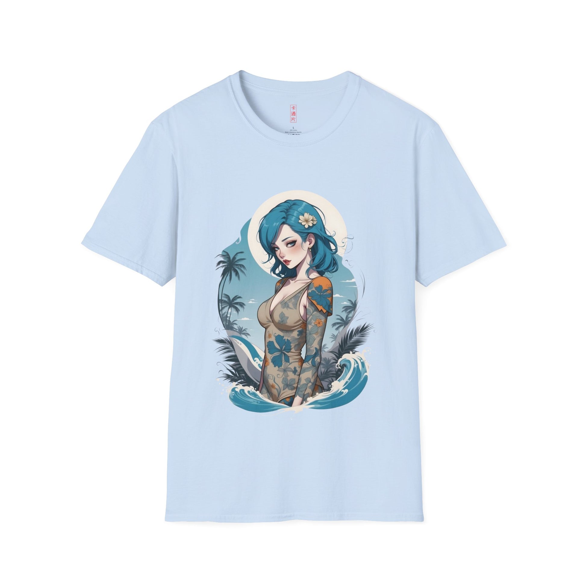 Kǎtōng Piàn - California Love Collection - 014 - Unisex Softstyle T-Shirt Printify