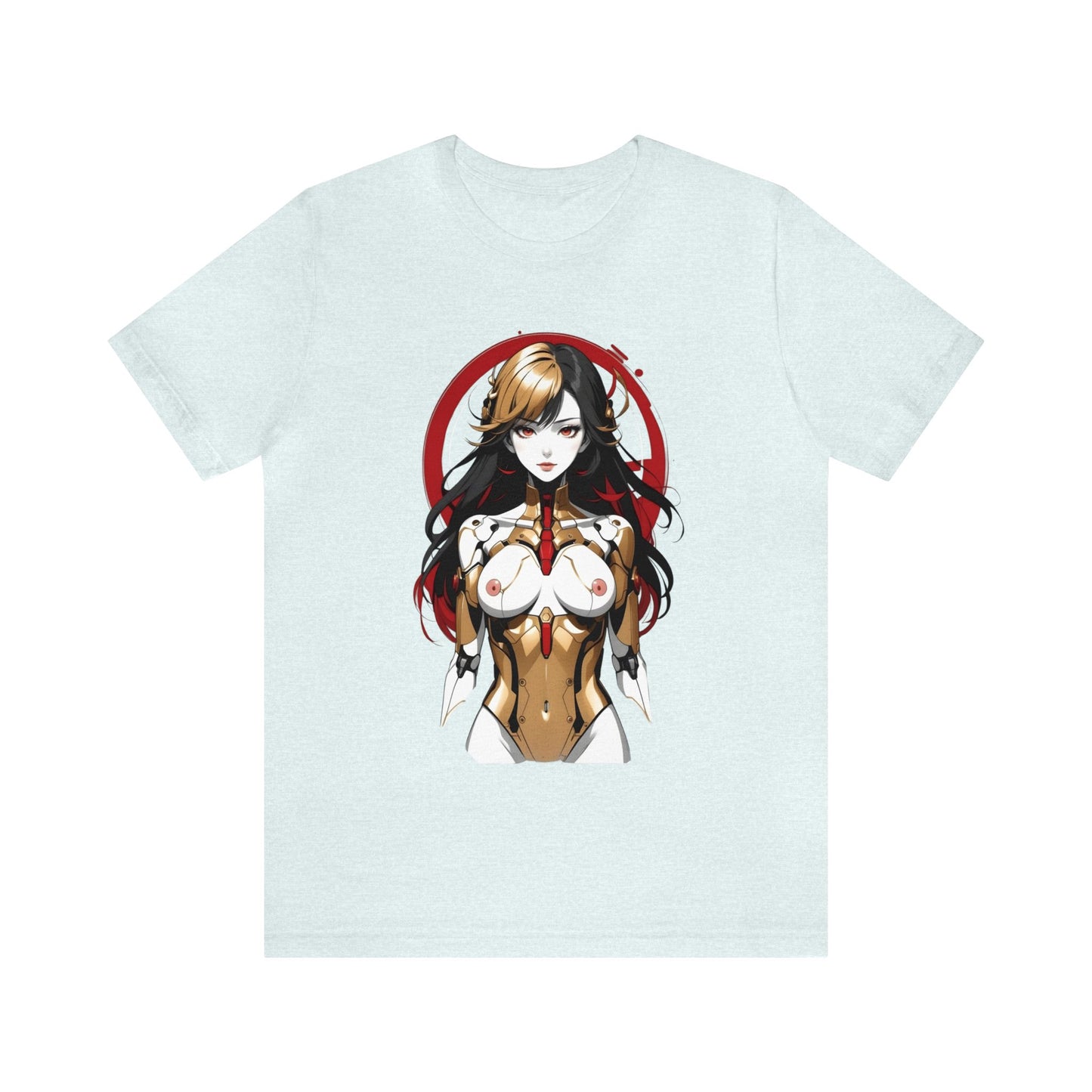 Kǎtōng Piàn - Mecha Girl Collection - Mia - Unisex Jersey Short Sleeve Tee Printify