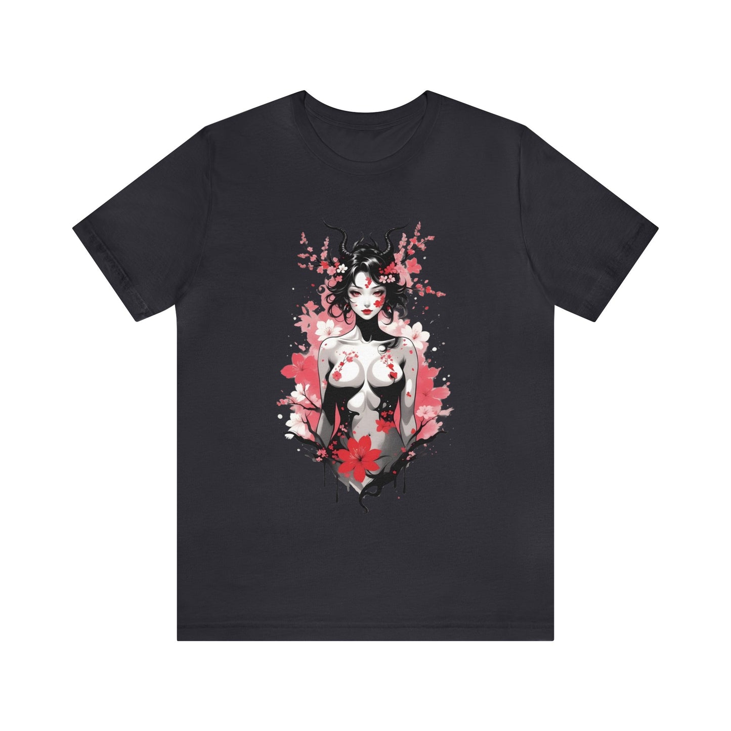 Kǎtōng Piàn - Oni Collection - Hannya - Unisex Jersey Short Sleeve Tee Printify
