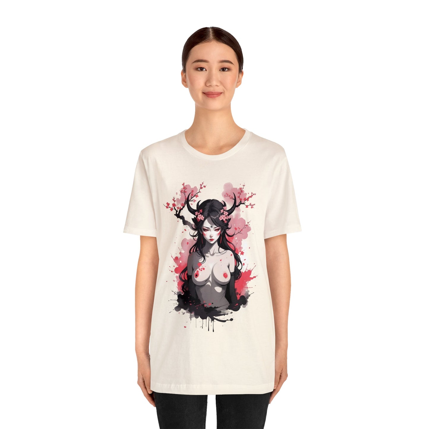 Kǎtōng Piàn - Oni Collection - Ajatar - Unisex Jersey Short Sleeve Tee Printify